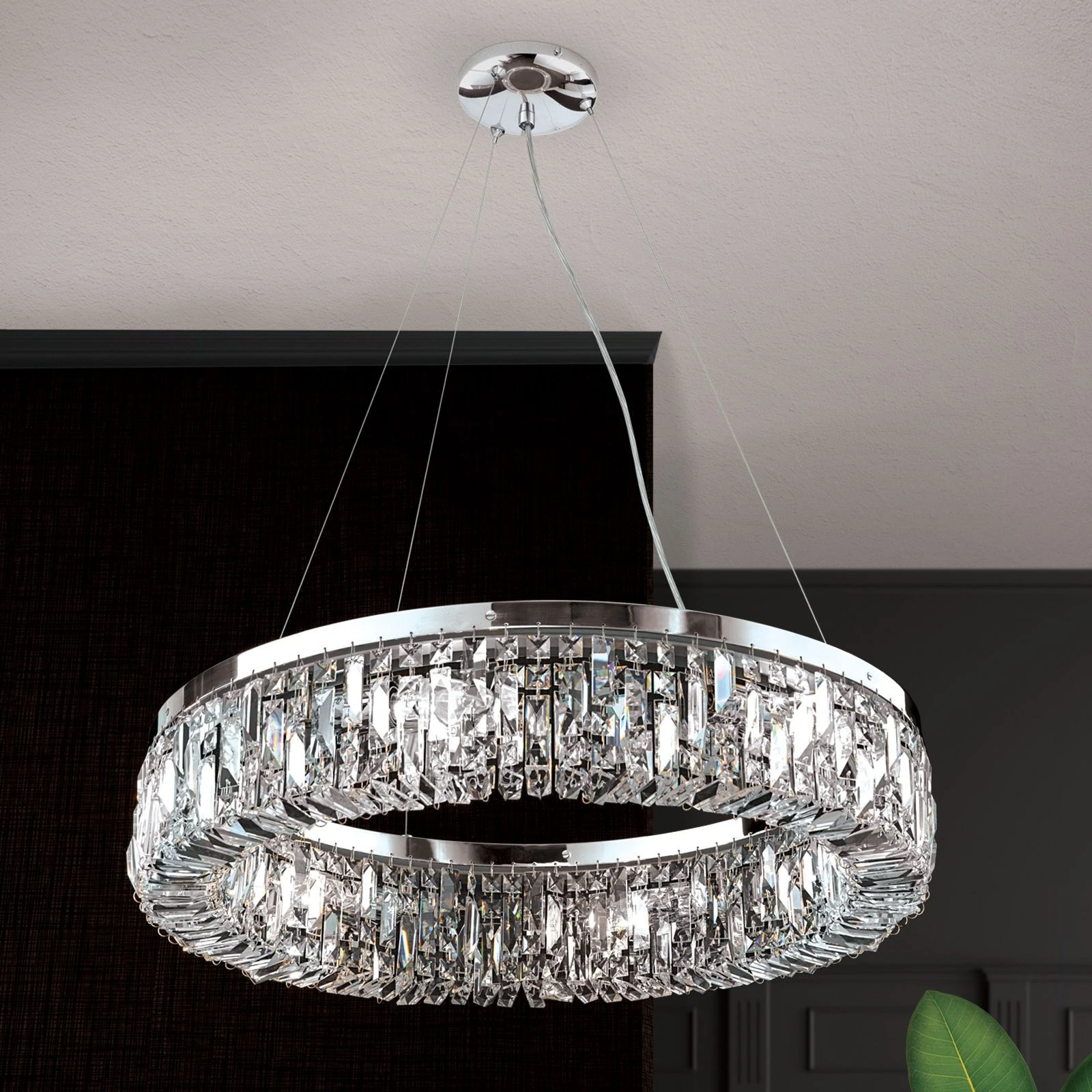 Luster RING, 6 izvora svetla, hrom - 1