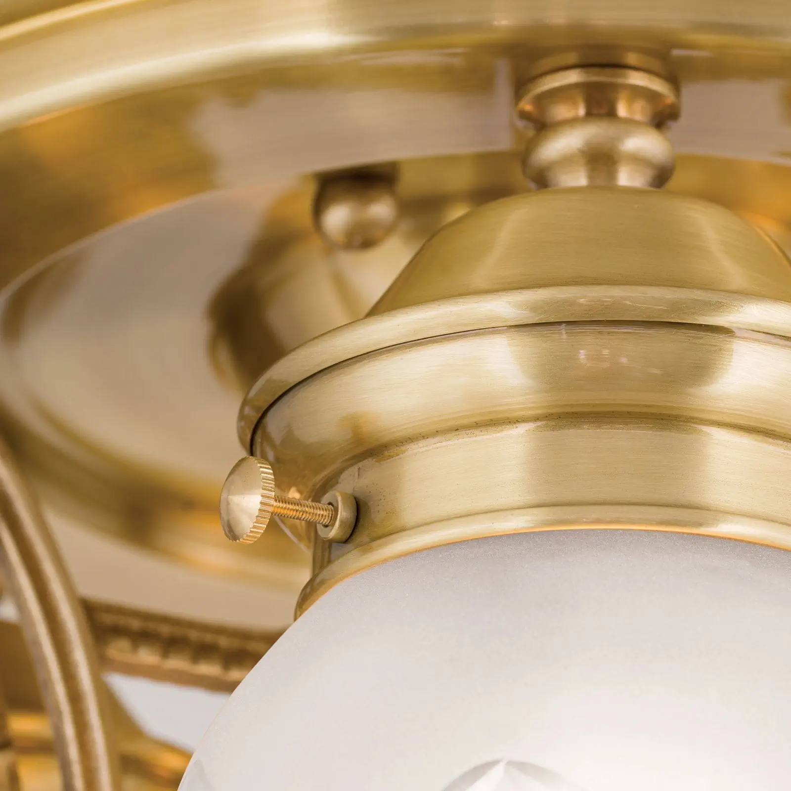 Plafonski luster BUDAPEST, sa 3 izvora svetla, bronza - 5