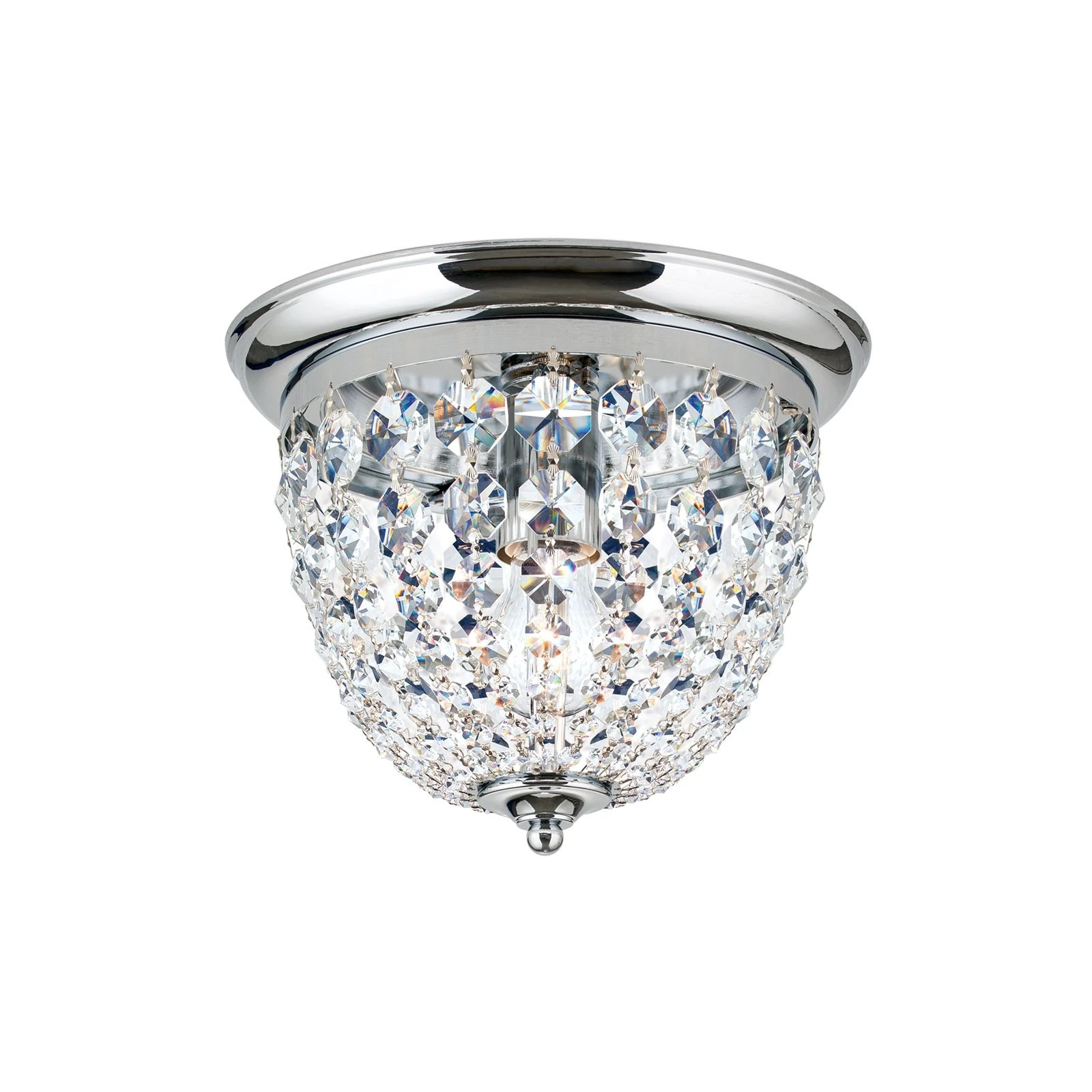 Plafonska lampa PLAFOND, Ø 26 cm, hrom - 4