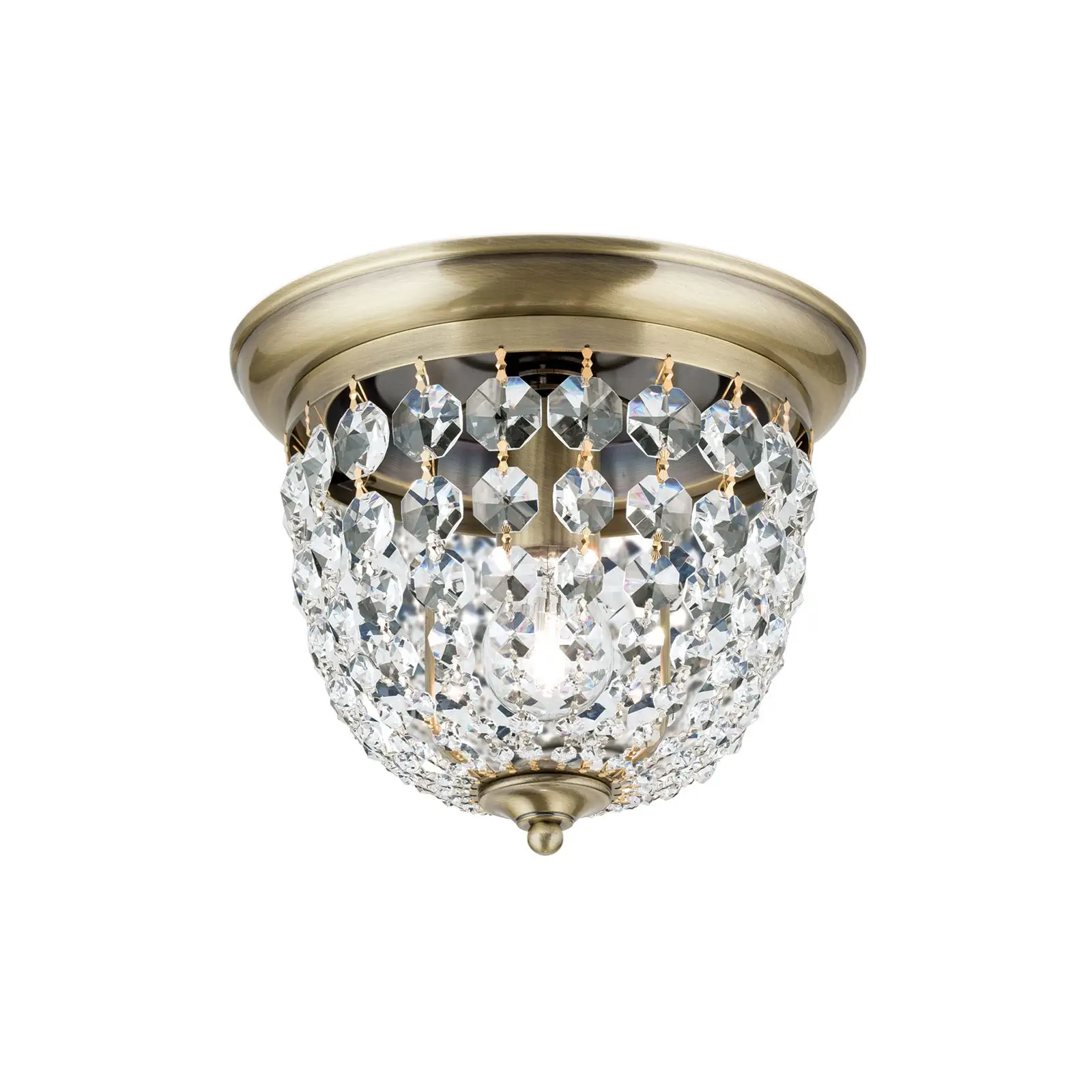 Plafonska lampa PLAFOND, Ø 26 cm, patina - 4