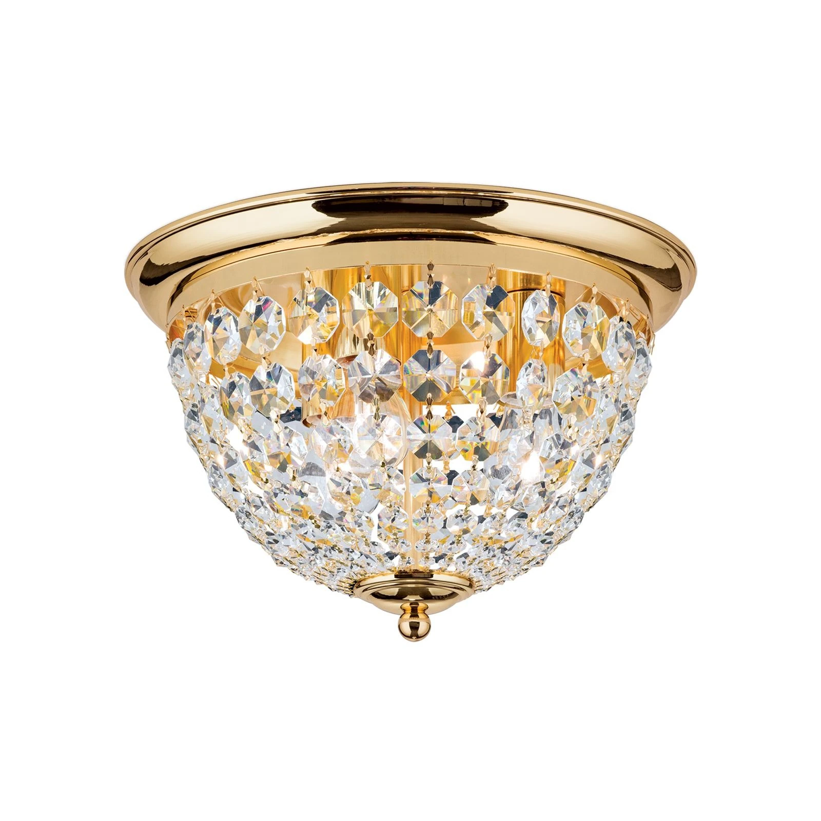 Plafonska lampa PLAFOND, Ø 35 cm, zlato - 5