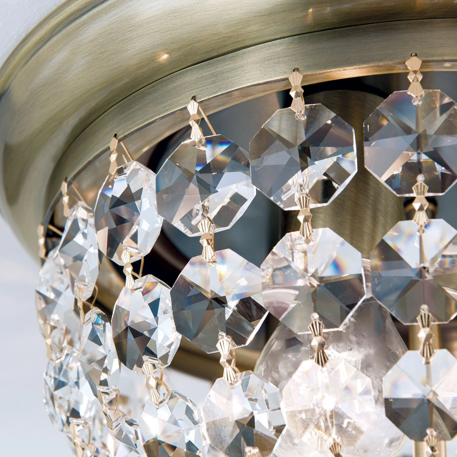 Plafonska lampa PLAFOND, Ø 35 cm, patina - 6