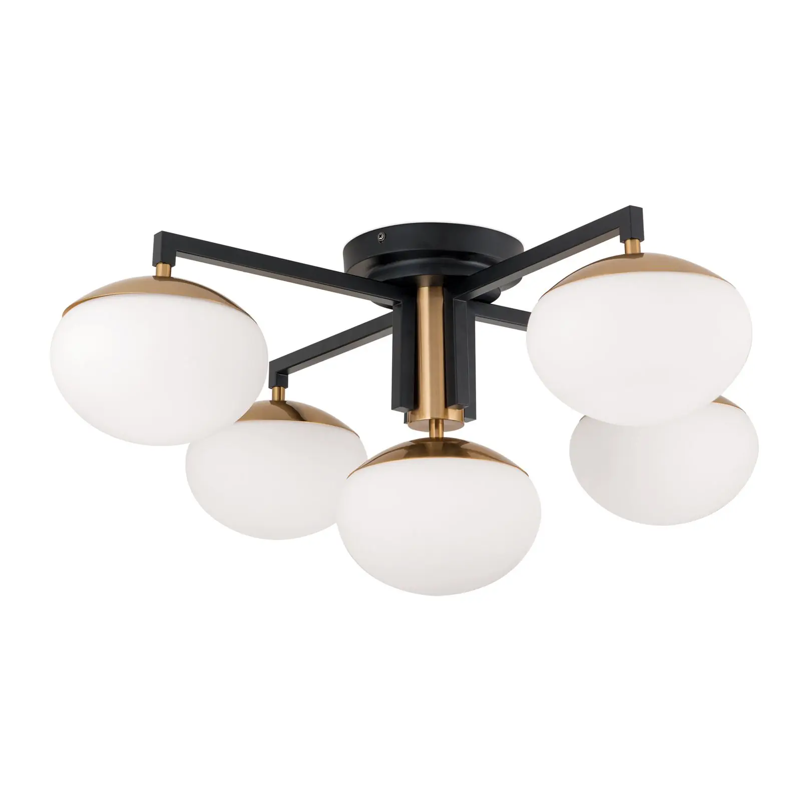 Plafonski luster JOSEPHINE, Ø 73,5 cm, crni - 4