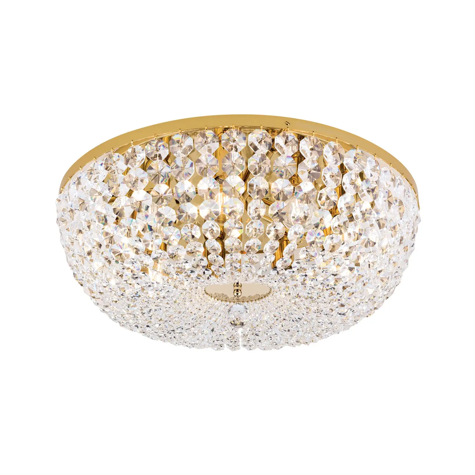 Plafonski luster SHERATON, sa 9 izvora svetla, zlatni, Ø 65 cm - 4