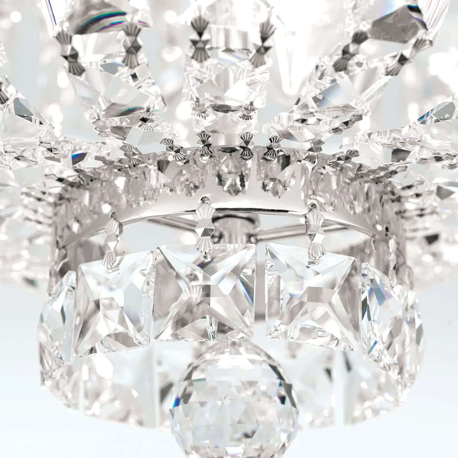 Plafonski luster AMBASSADOR, sa 3 izvora svetla, hrom, Ø 25 cm - 6