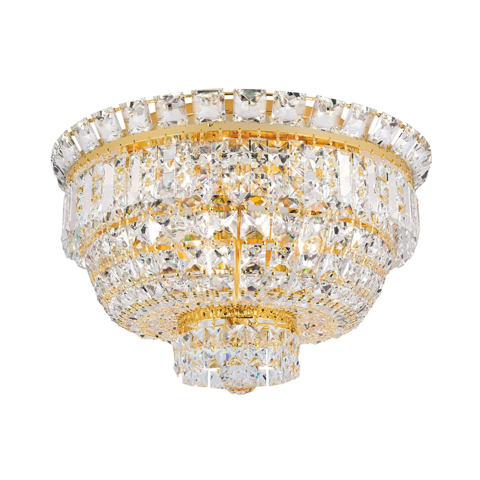 Plafonska lampa Ambassador, pozlaćena 24-karatnim zlatom, 45 cm - 4