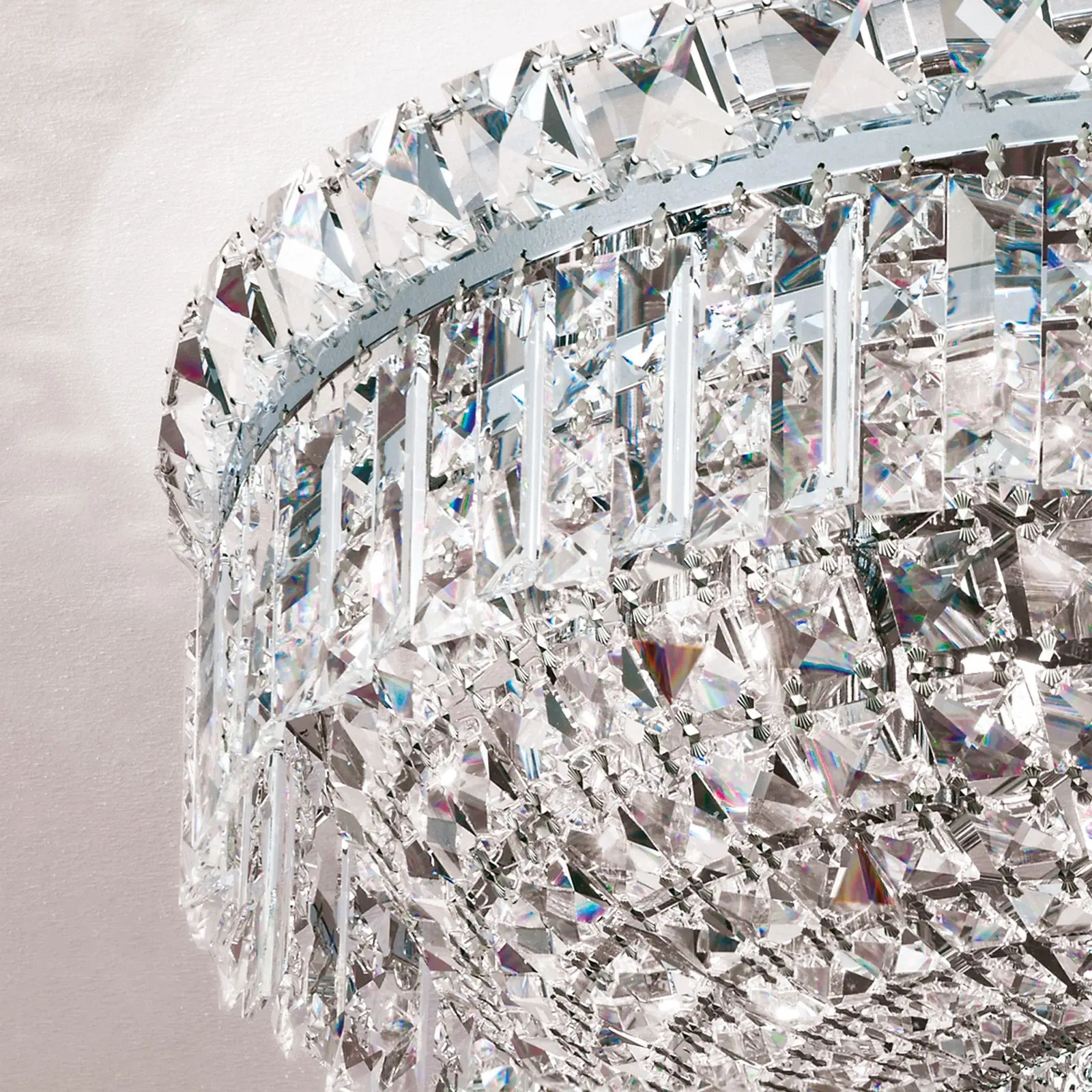 Plafonski luster AMBASSADOR, sa 9 izvora svetla, hrom, Ø 60 cm - 2