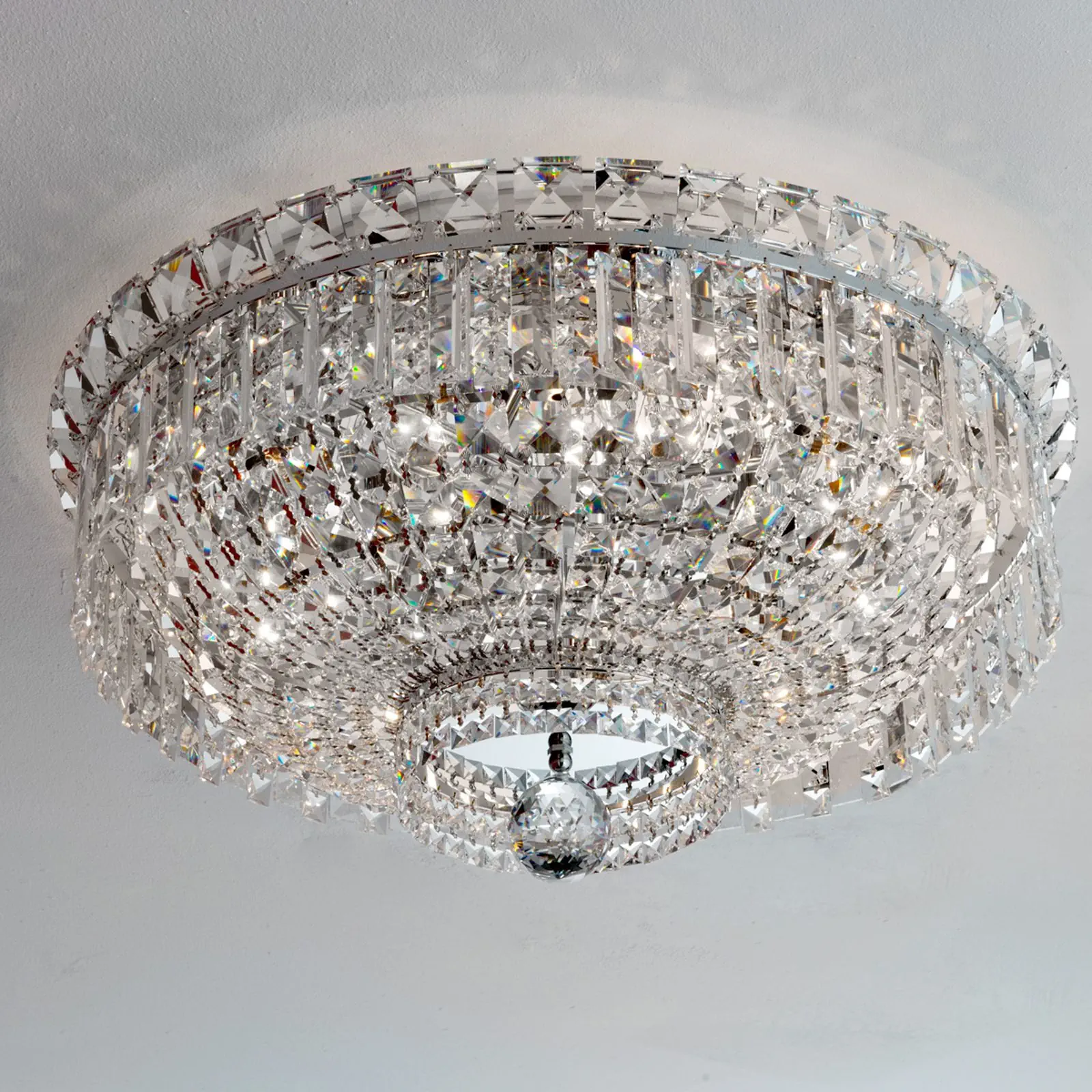 Plafonski luster AMBASSADOR, sa 9 izvora svetla, hrom, Ø 60 cm - 4