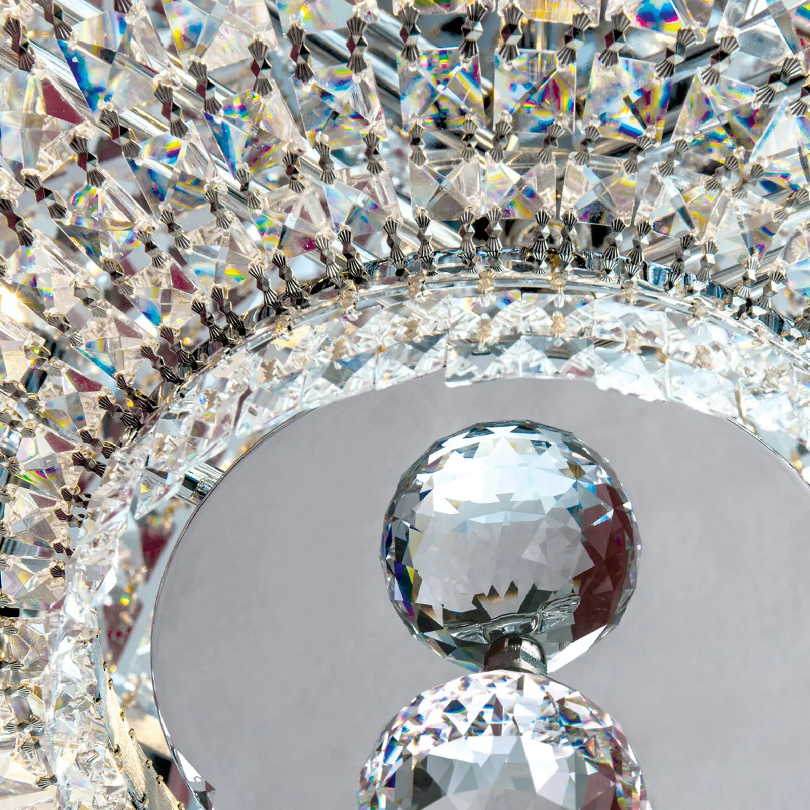 Plafonski luster AMBASSADOR, sa 9 izvora svetla, hrom, Ø 60 cm - 5