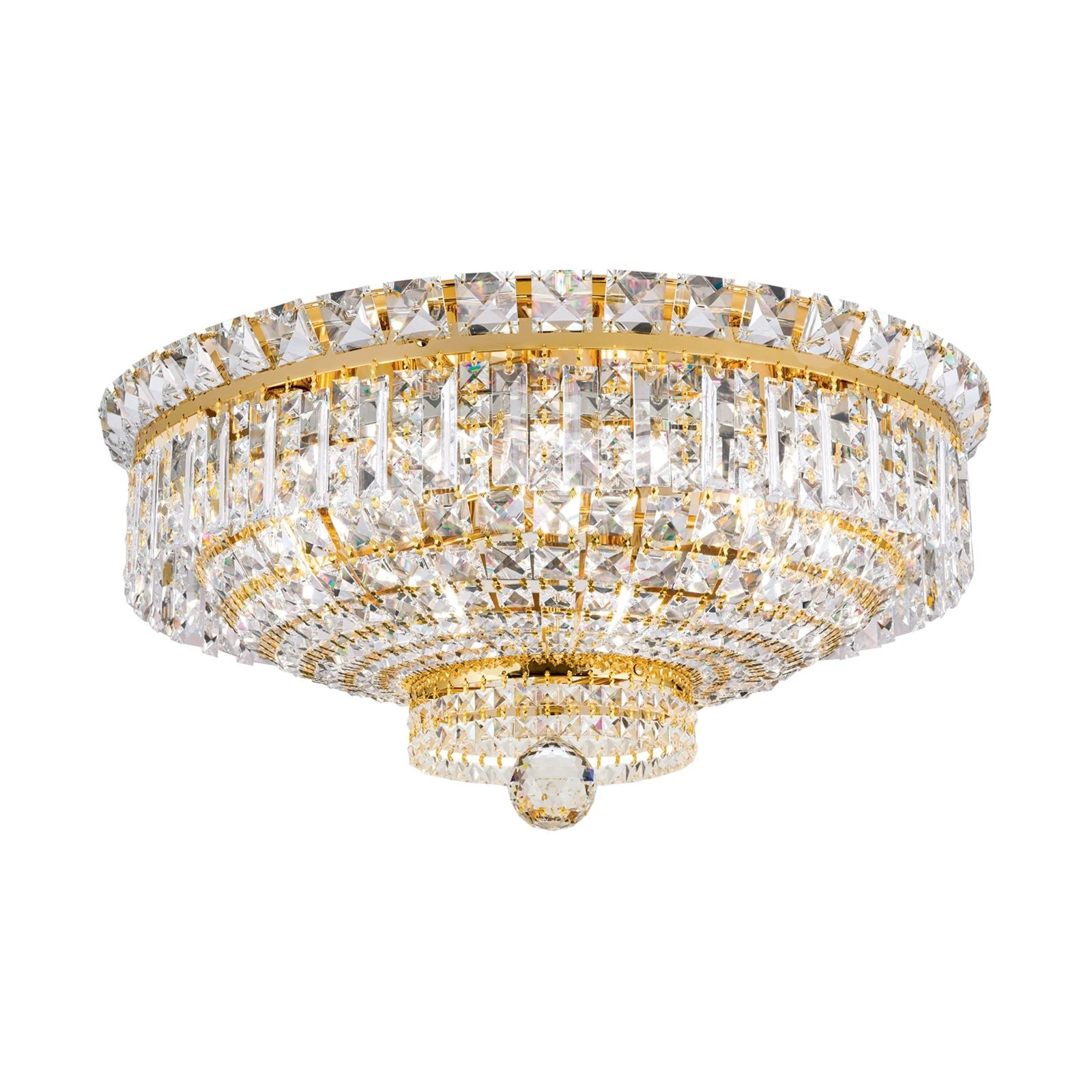 Plafonska lampa Ambassador, pozlaćena 24-karatnim zlatom, 60 cm - 4