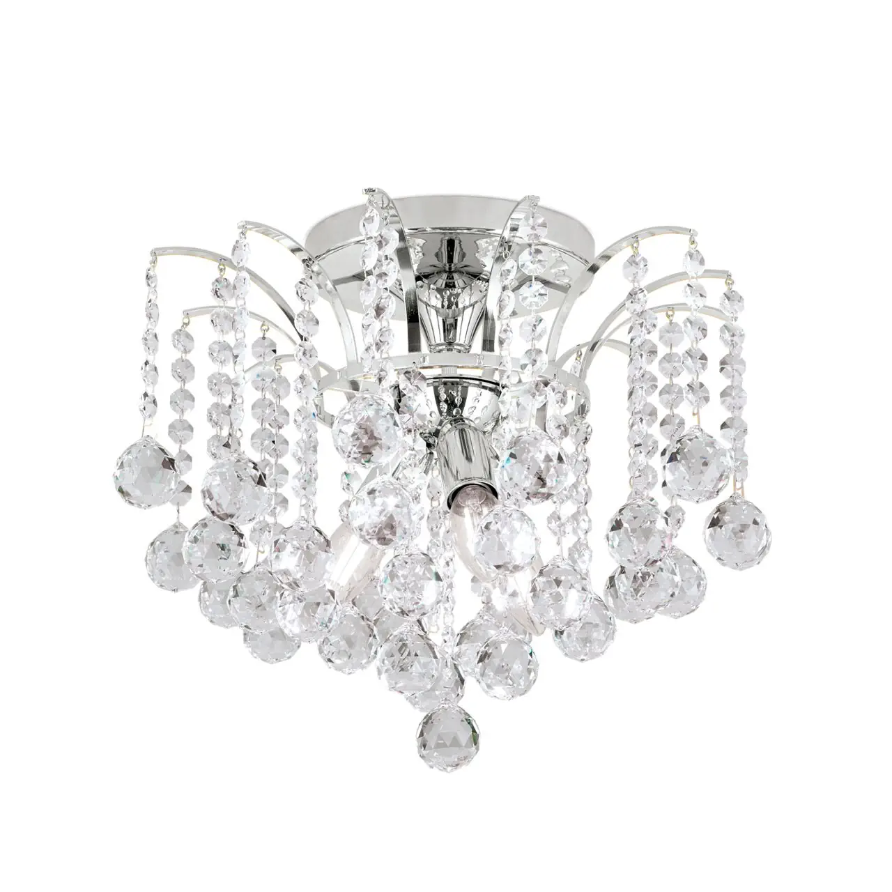 Plafonski luster KRISTALL KLASSISCH, sa 3 izvora svetla, hrom - 4