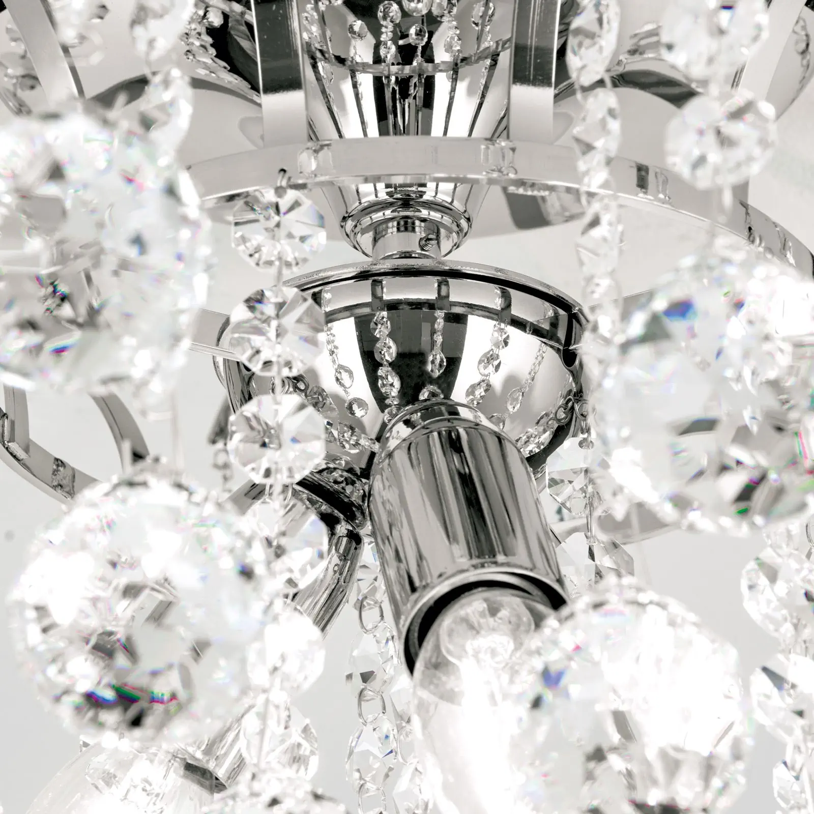 Plafonski luster KRISTALL KLASSISCH, sa 3 izvora svetla, hrom - 5