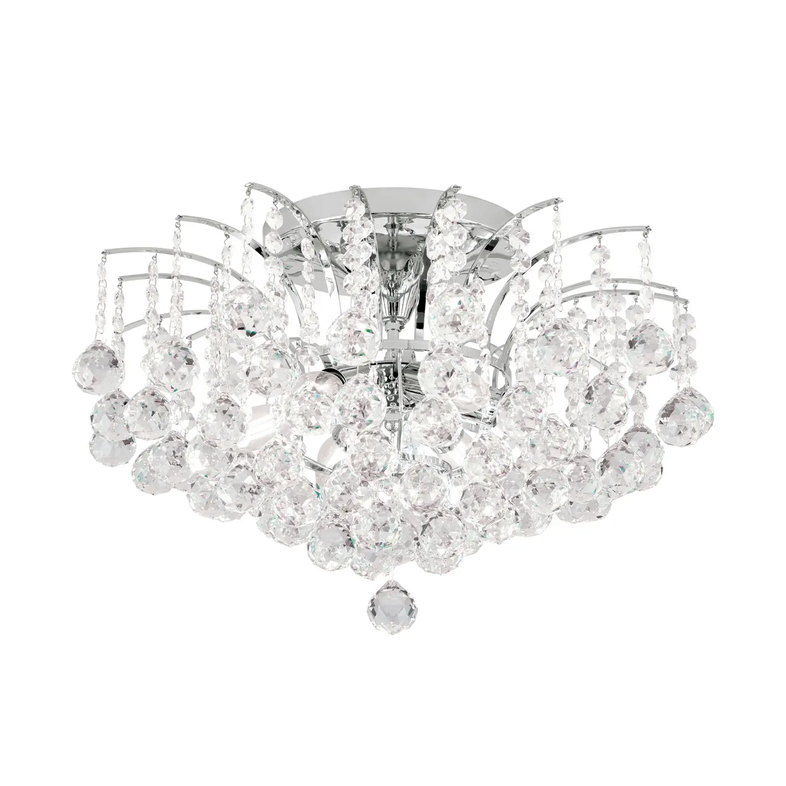 Plafonski luster KRISTALL KLASSISCH, sa 6 izvora svetla, hrom - 4
