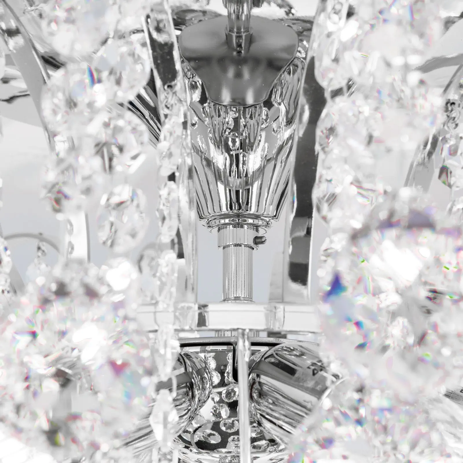 Plafonski luster KRISTALL KLASSISCH, sa 6 izvora svetla, hrom - 6