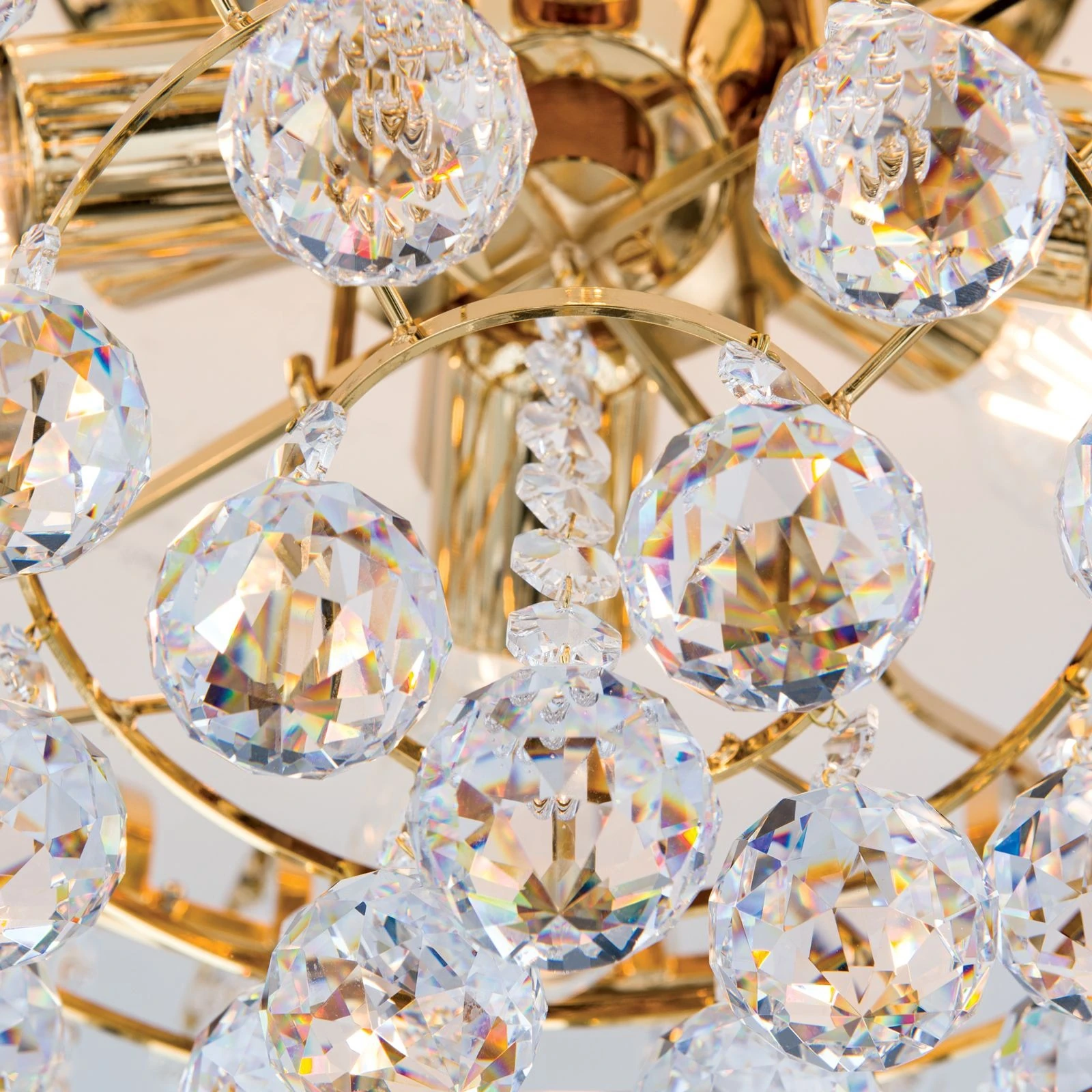 Plafonski luster KRISTALL KLASSISCH, sa 10 izvora svetla, 24-karatno pozlaćen - 5