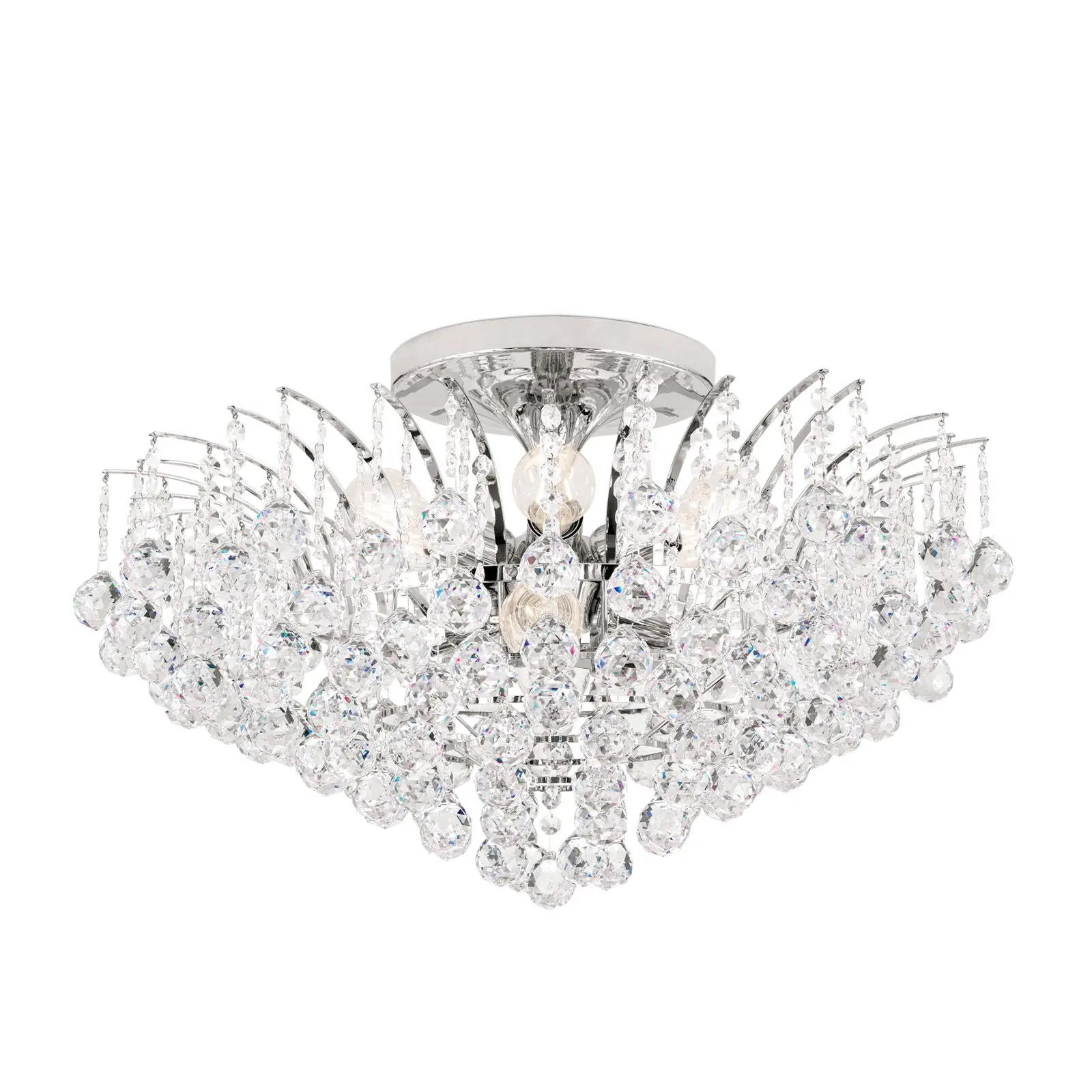 Plafonski luster KRISTALL KLASSISCH, sa 10 izvora svetla, hrom - 4