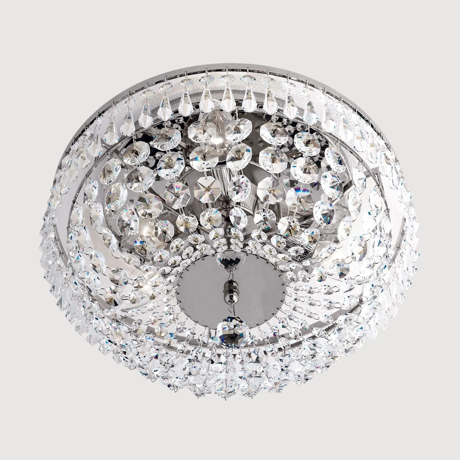 Plafonska lampa SHERATON, 3 izvora svetla, 35 cm, hromirana - 2