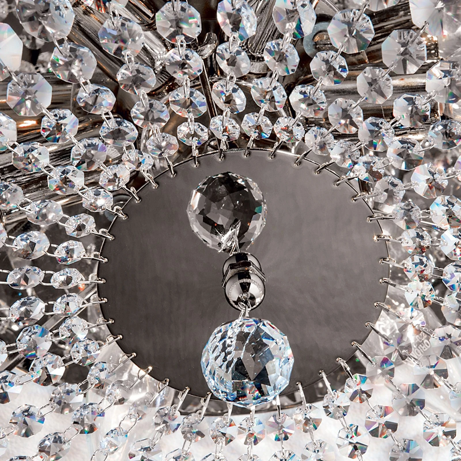 Plafonska lampa SHERATON, 6 izvora svetla, 45 cm, hromirana - 3