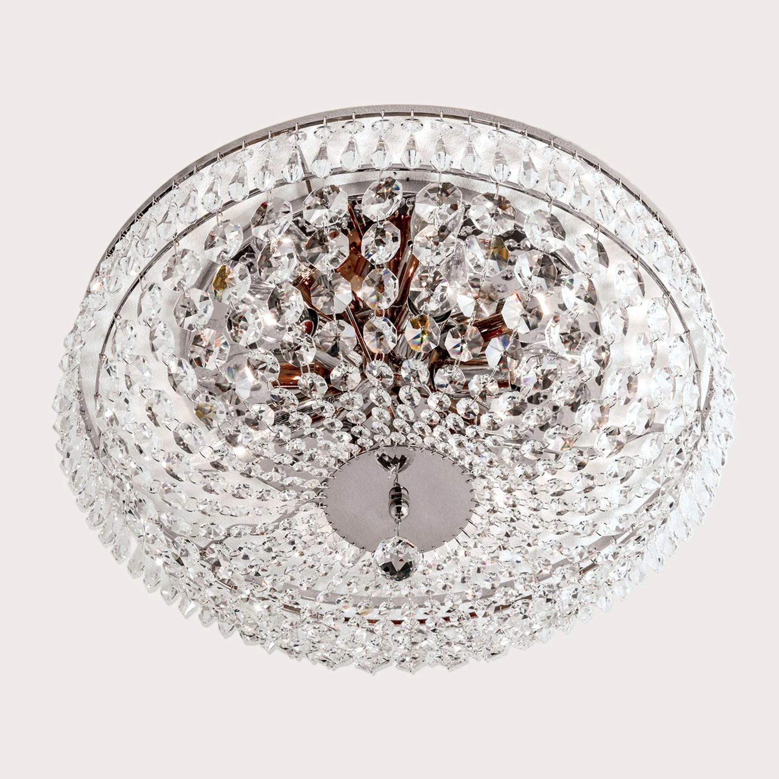 Plafonska lampa SHERATON, 6 izvora svetla, 45 cm, hromirana - 7