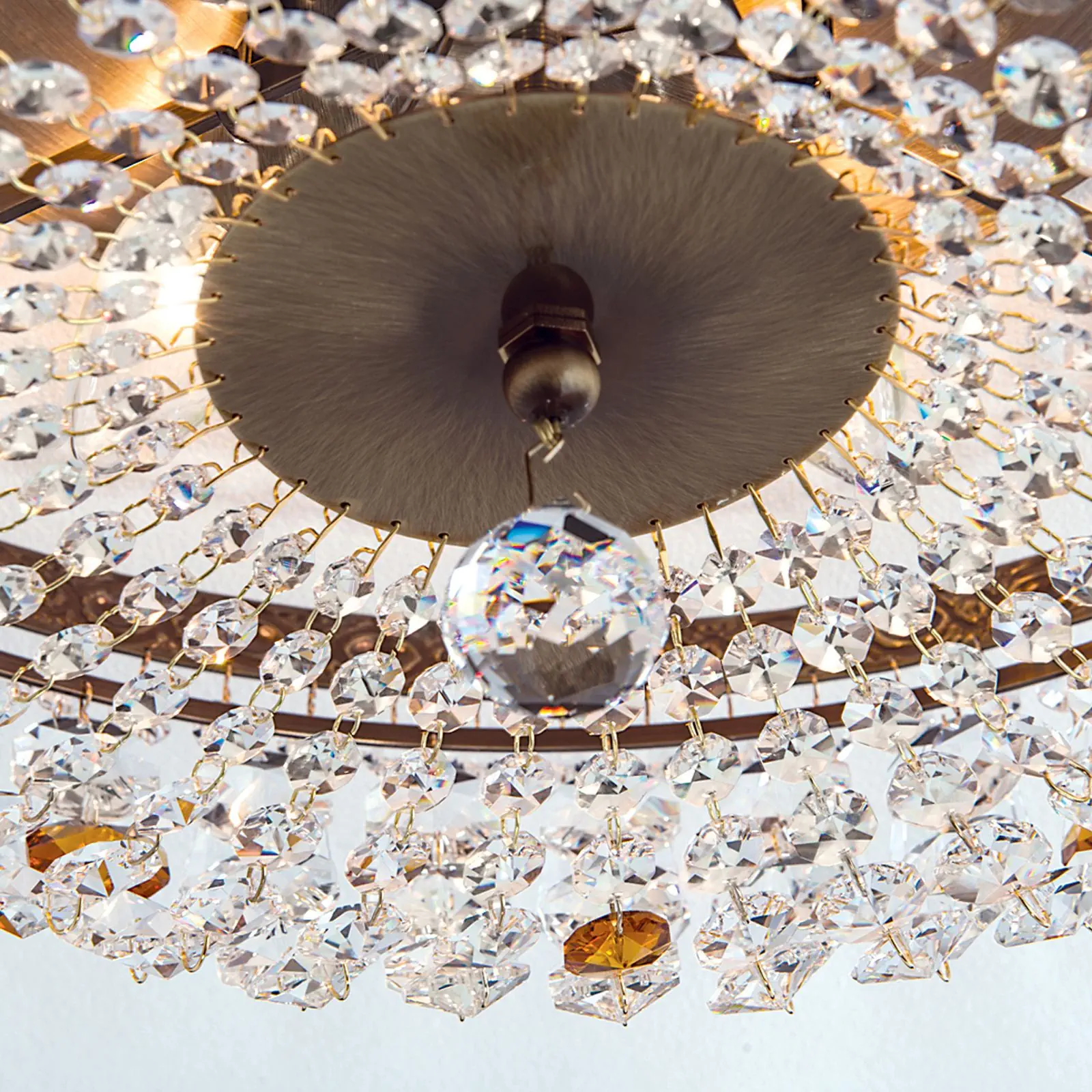 Plafonski luster SHERATON, patina, Ø 45 cm - 2