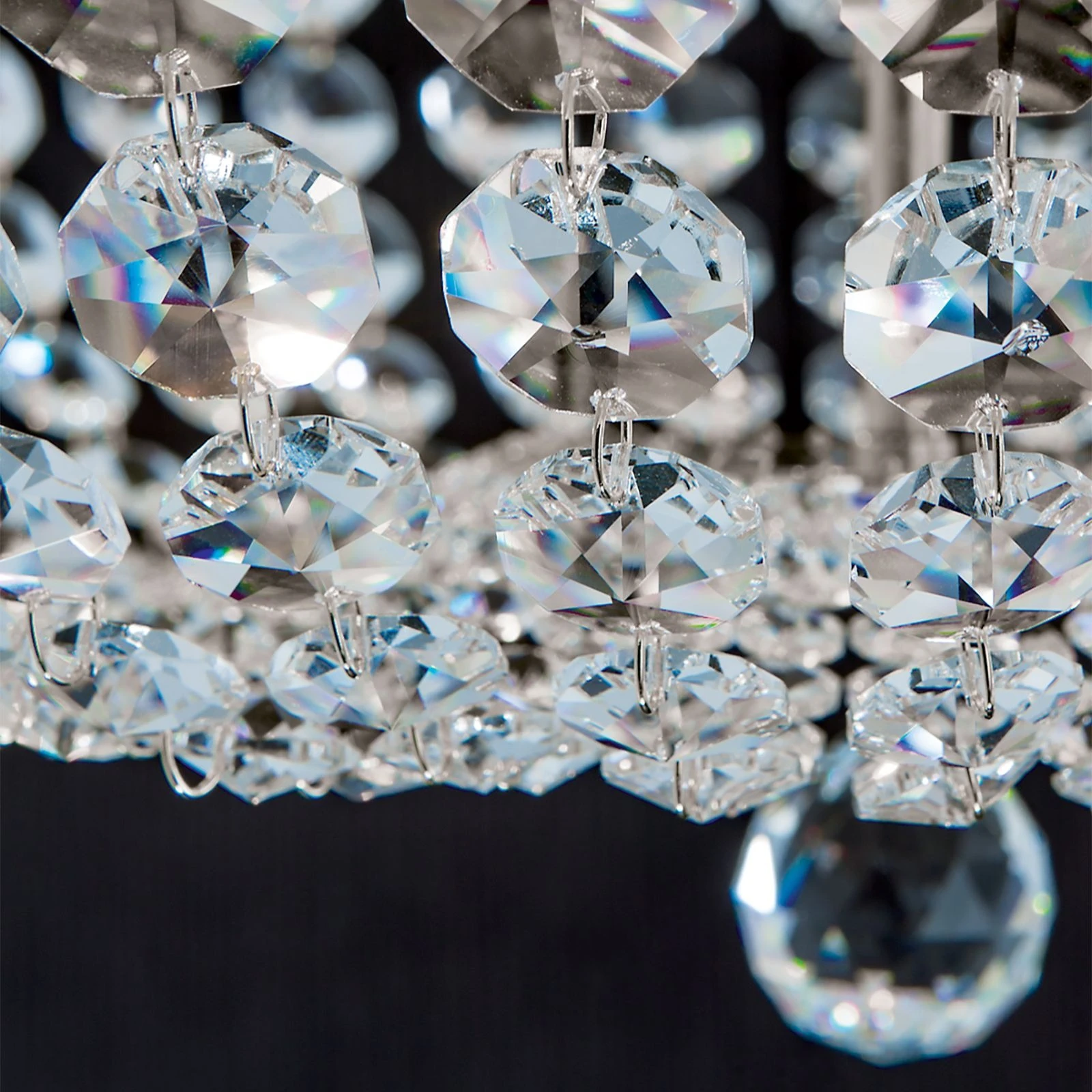 Plafonska lampa SHERATON, 6 izvora svetla, 55 cm, hromirana - 6