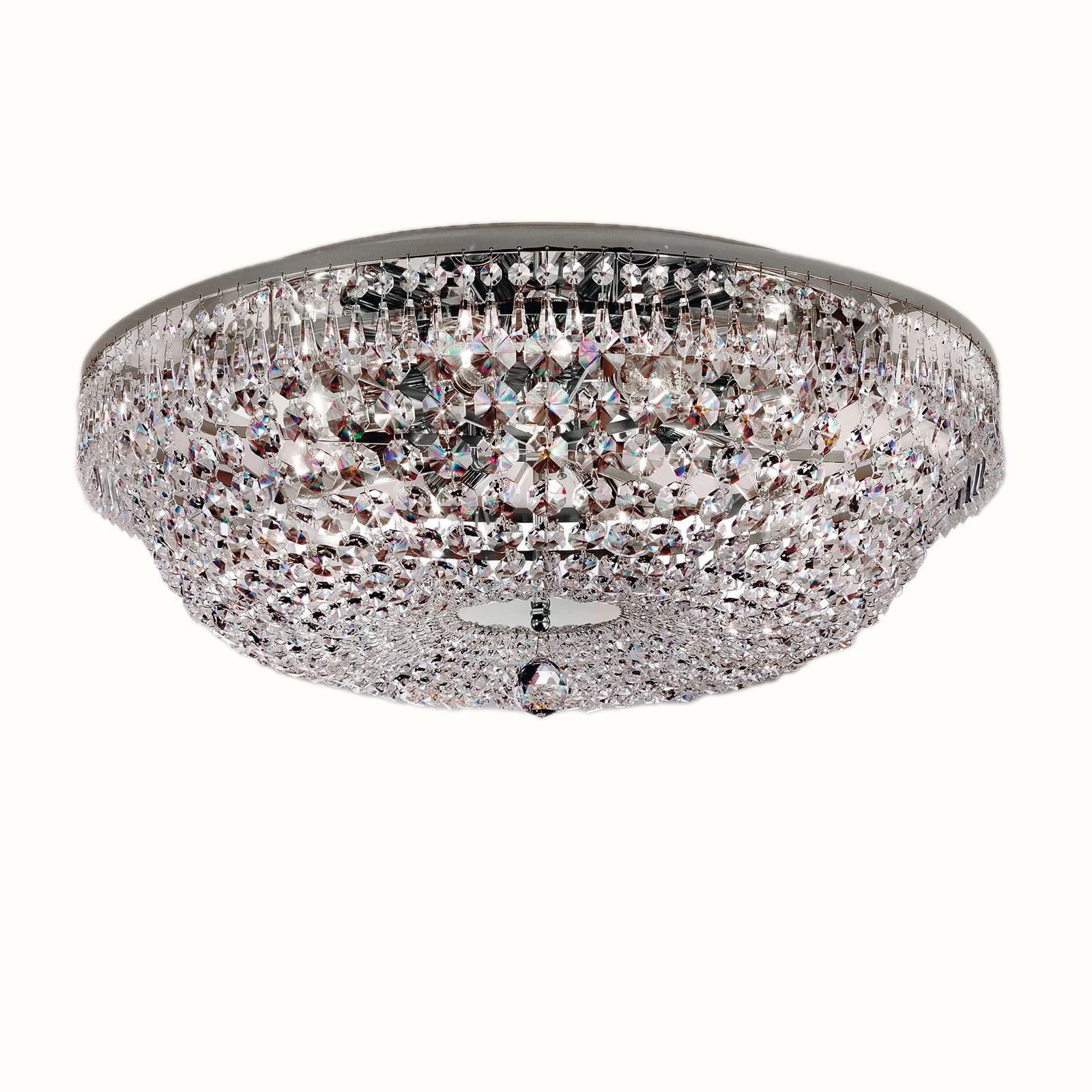 Plafonska lampa SHERATON, 8 izvora svetla, 65 cm, hromirana - 5