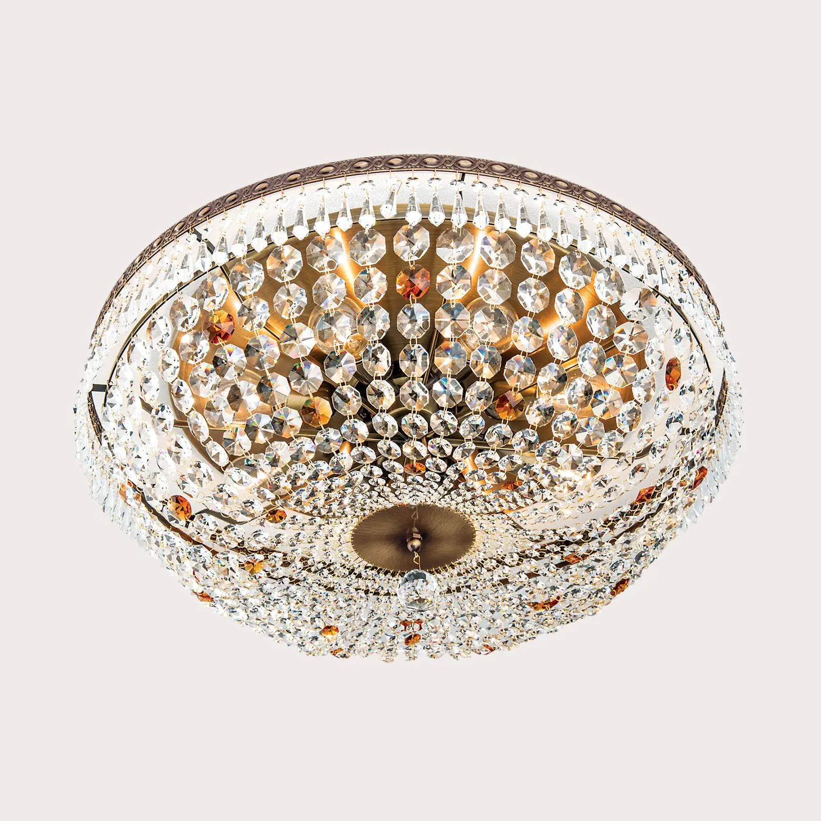 Plafonski luster SHERATON, patina, Ø 65 cm - 3