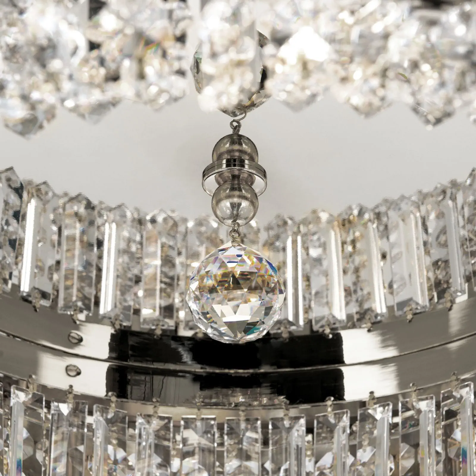 Plafonska lampa SATURN, hrom, Ø 60 cm - 6