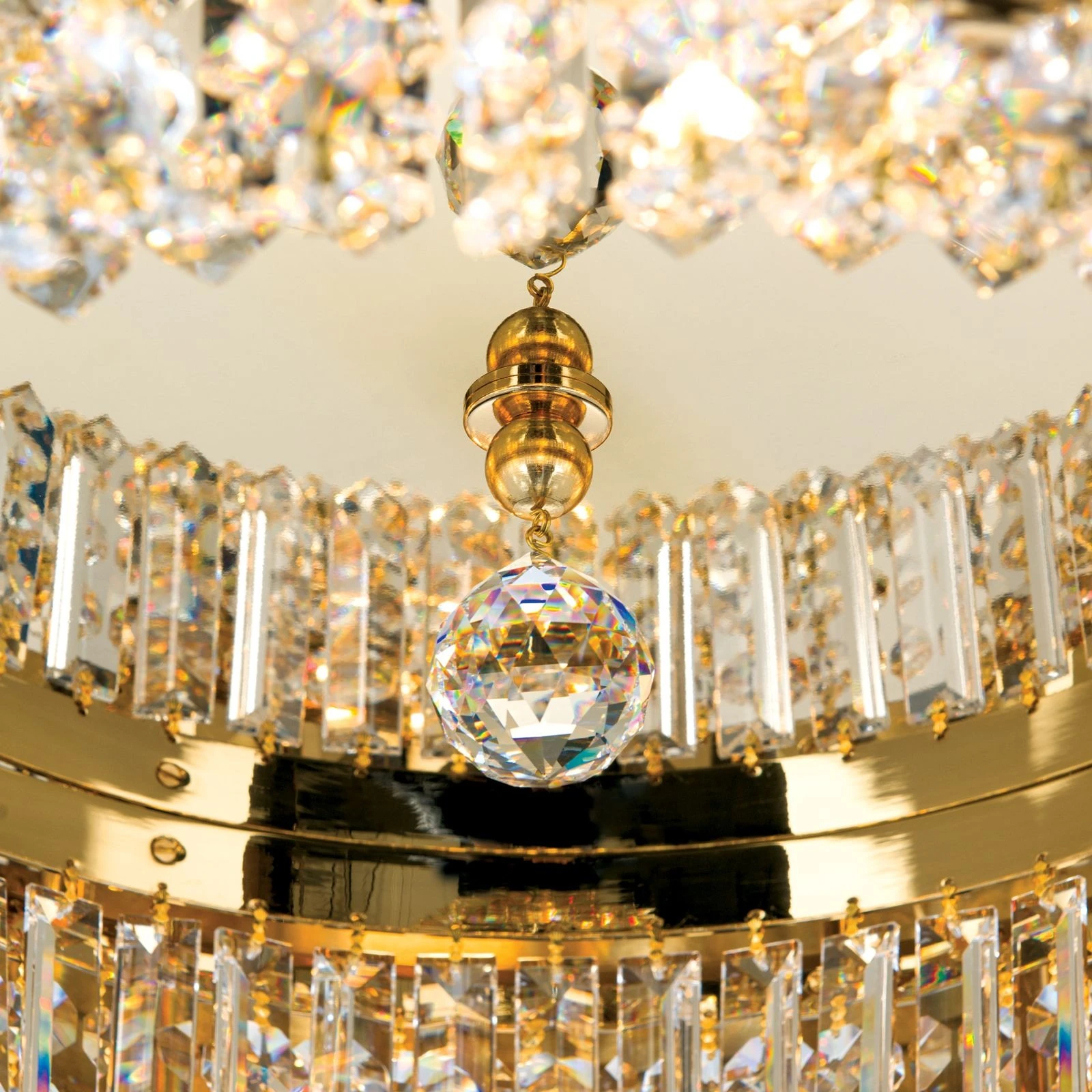 Plafonska lampa SATURN, zlato, Ø 60 cm - 6