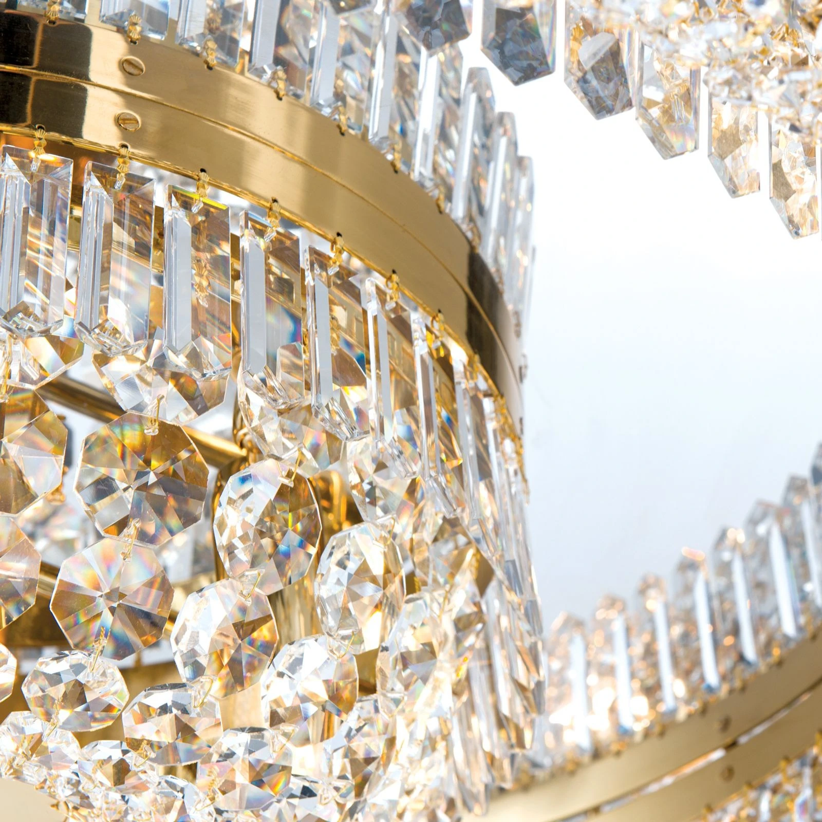 Plafonski luster SATURN, zlatni, Ø 85 cm - 5