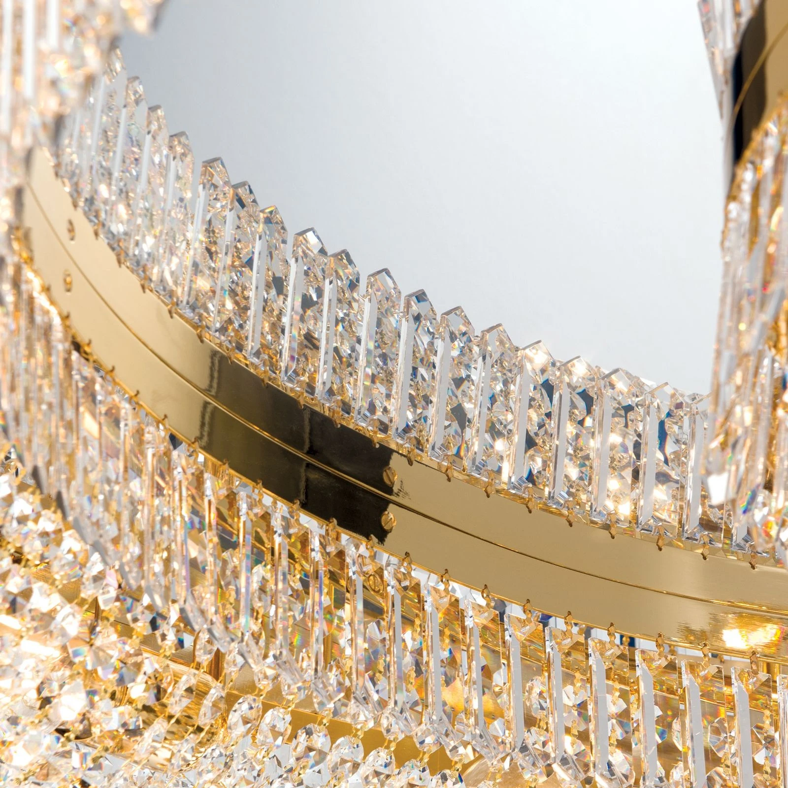 Plafonski luster SATURN, zlatni, Ø 120 cm - 5