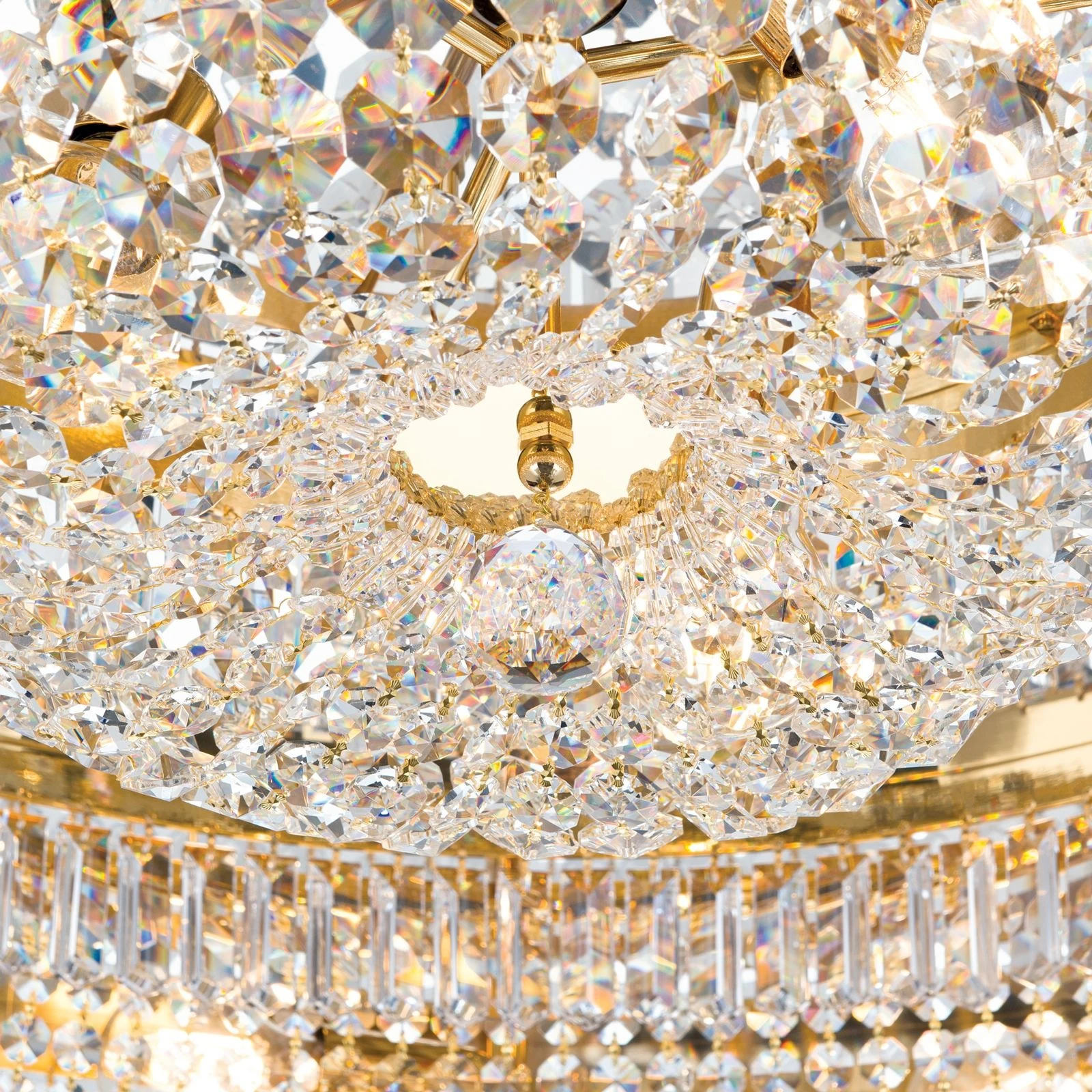 Plafonski luster SATURN, zlatni, Ø 120 cm - 6