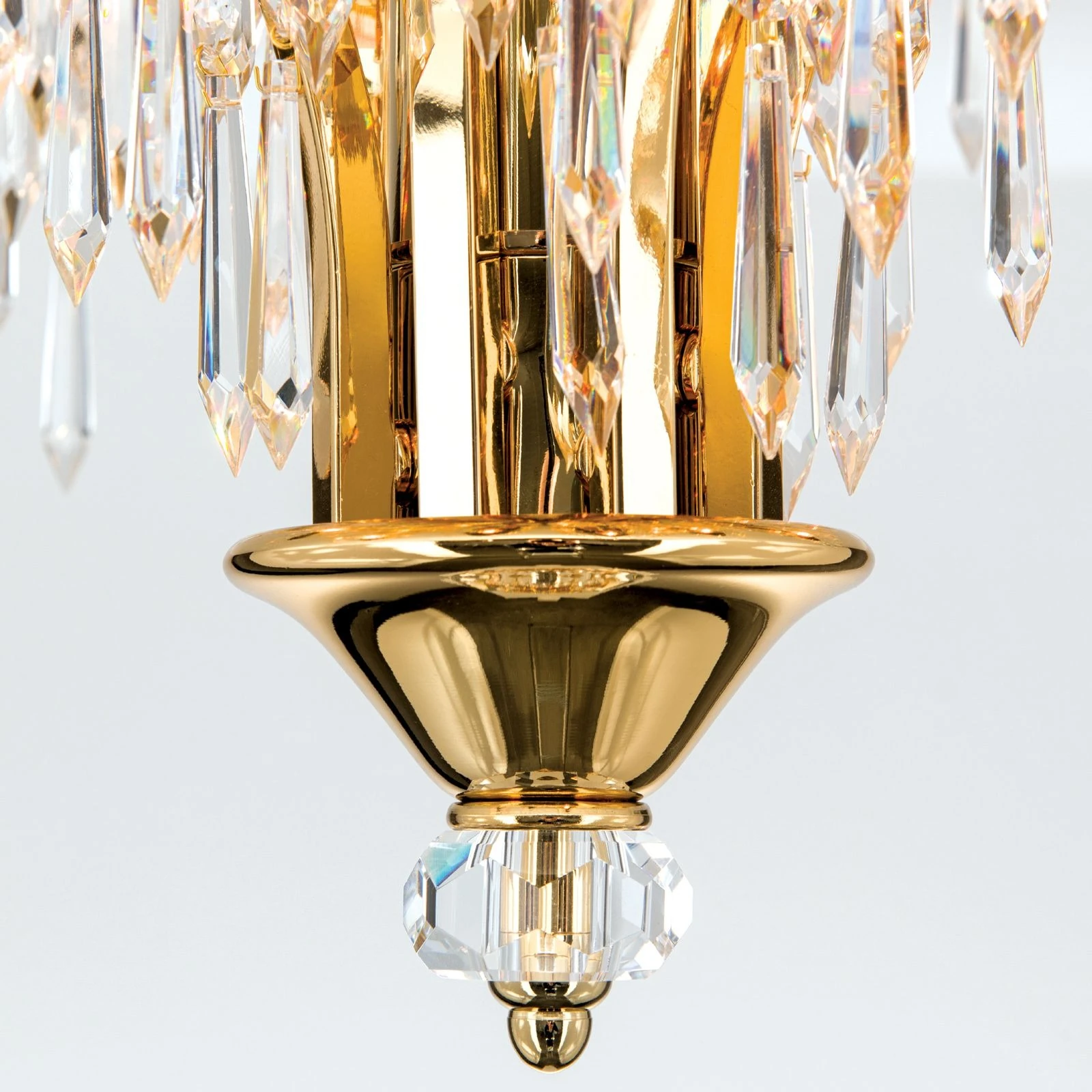 Plafonska lampa PALME, 24-karatno pozlaćena, sa 8 izvora svetla, Ø 65 cm - 6