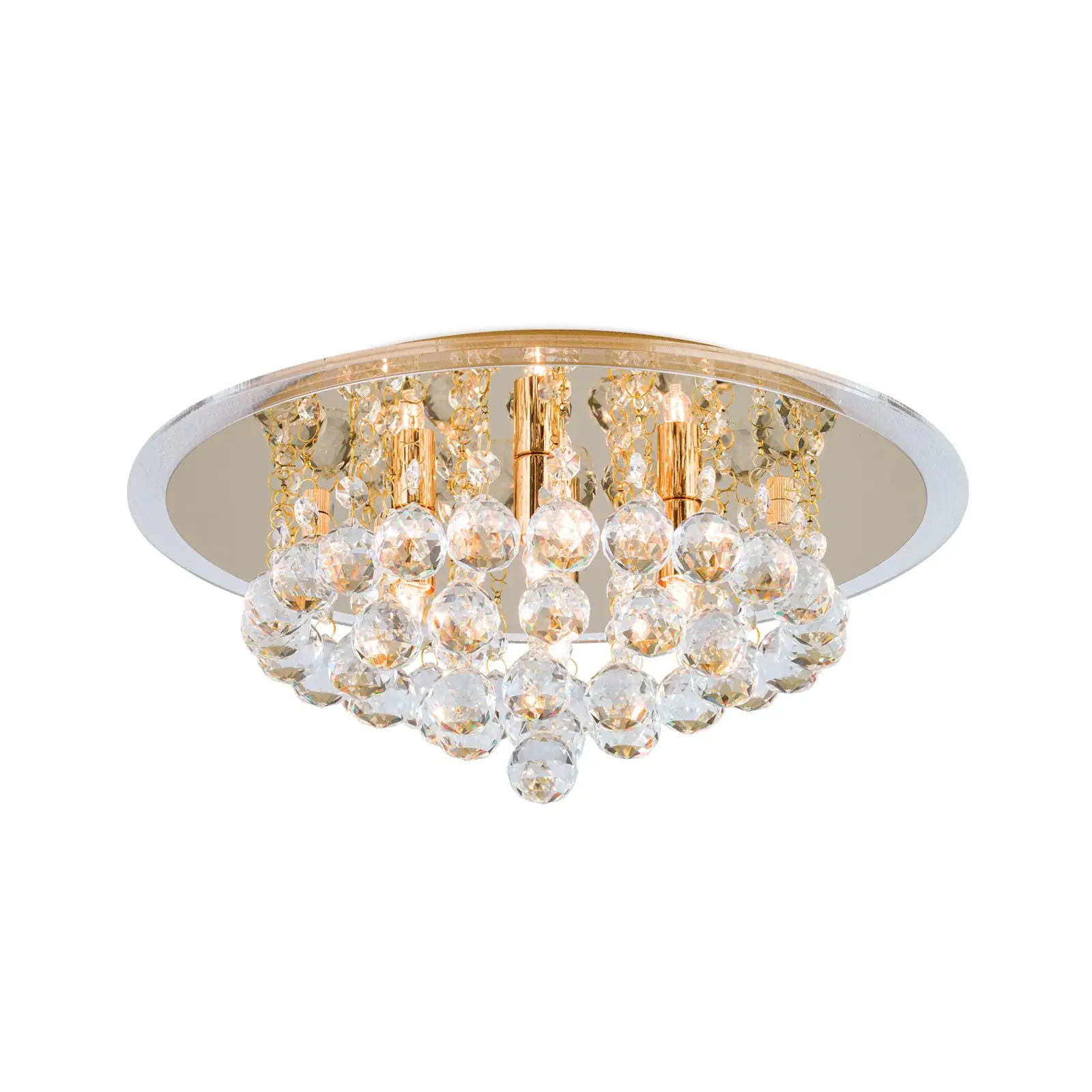 Plafonski luster GLORIA, zlatni, Ø 38 cm - 4