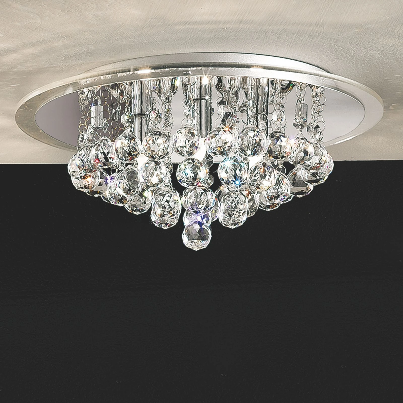 Plafonski luster GLORIA, hrom, Ø 38 cm - 10