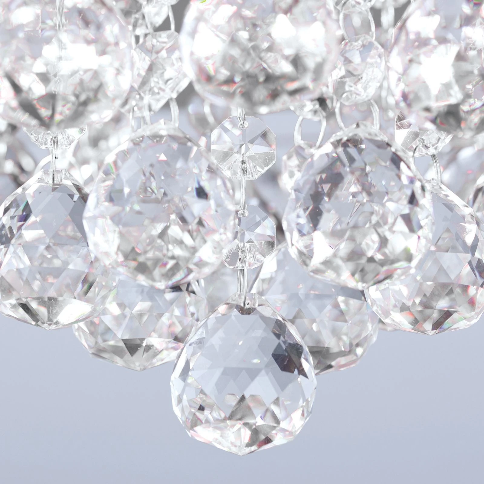 Plafonski luster GLORIA, hrom, Ø 38 cm - 5