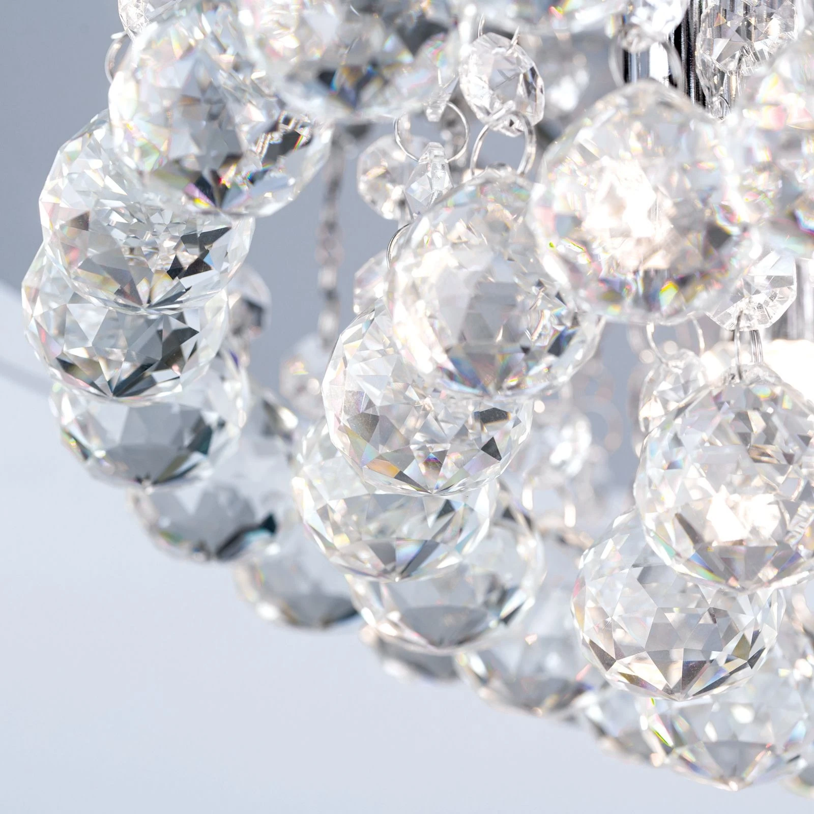 Plafonski luster GLORIA, hrom, Ø 38 cm - 7