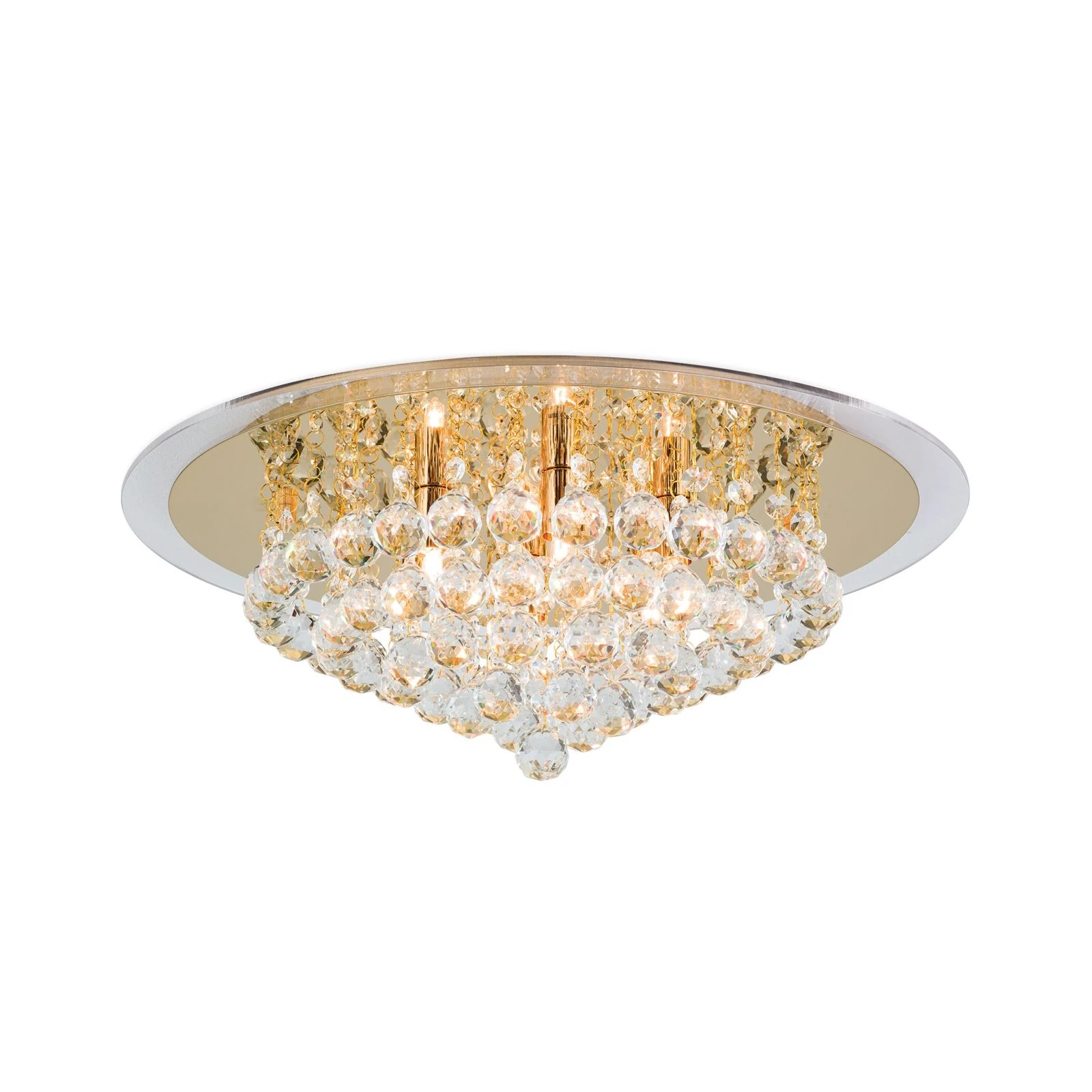 Plafonski luster GLORIA, zlatni, Ø 50 cm - 4