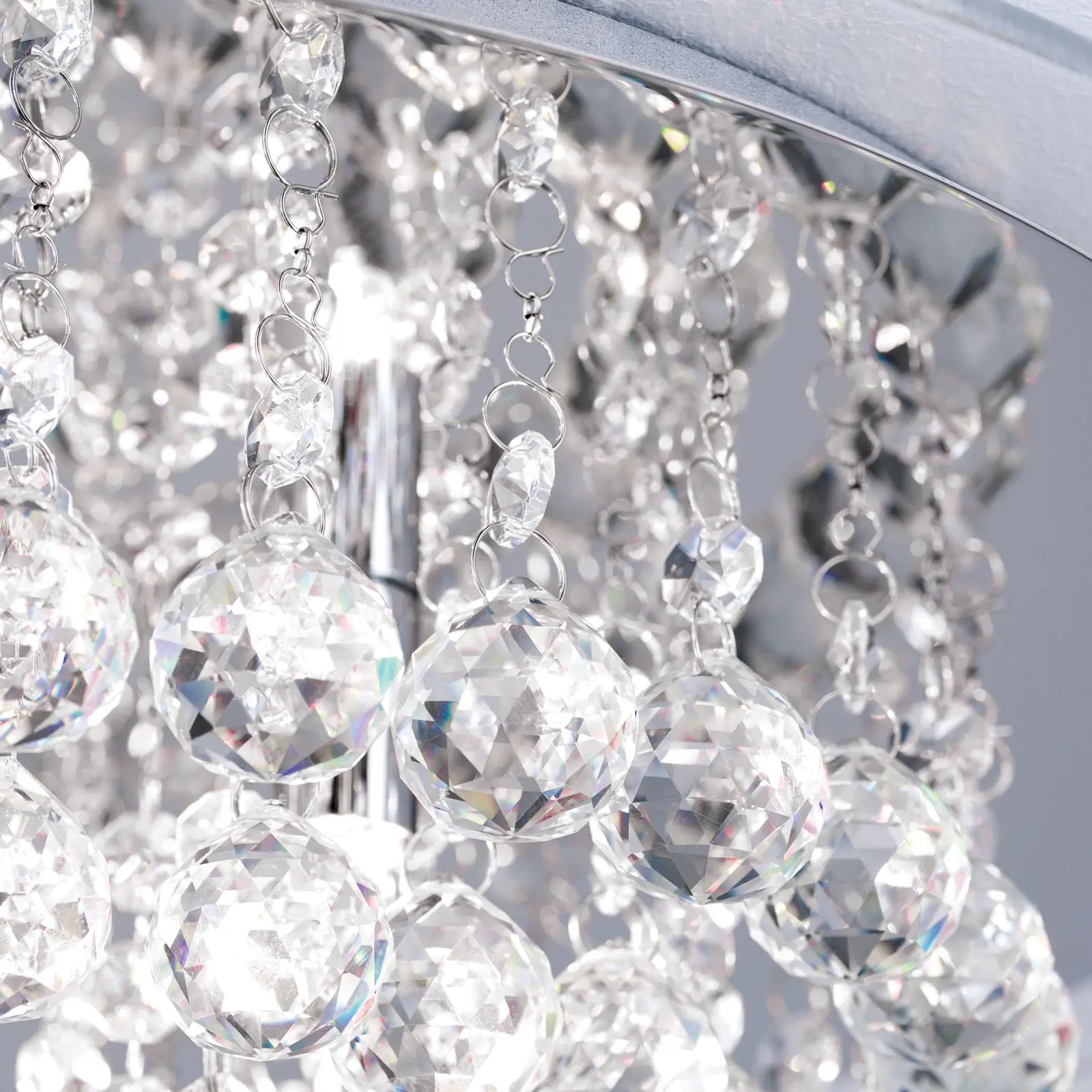 Plafonski luster GLORIA, hrom, Ø 50 cm - 5