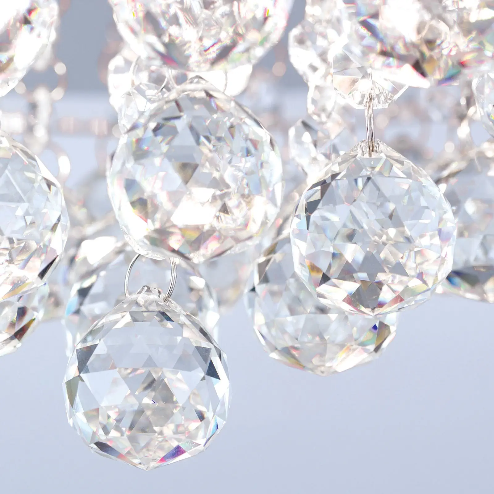 Plafonski luster GLORIA, hrom, Ø 50 cm - 6