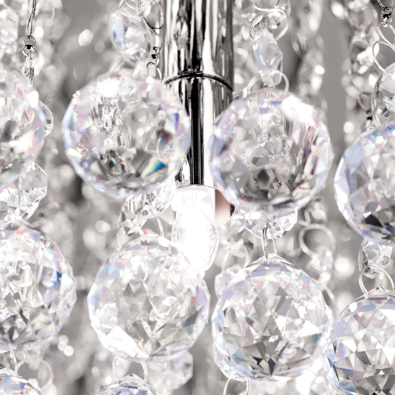 Plafonski luster GLORIA, hrom, Ø 50 cm - 7