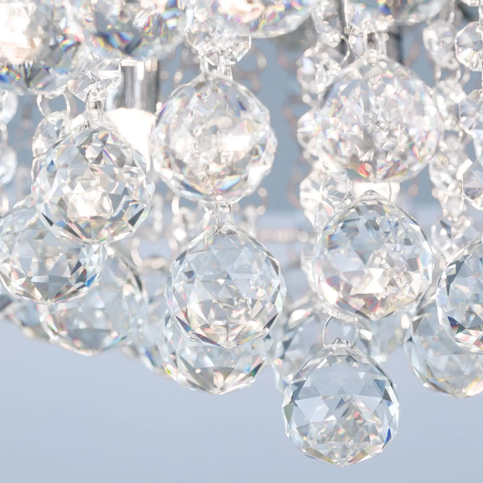 Plafonski luster GLORIA, hrom, Ø 62 cm - 6