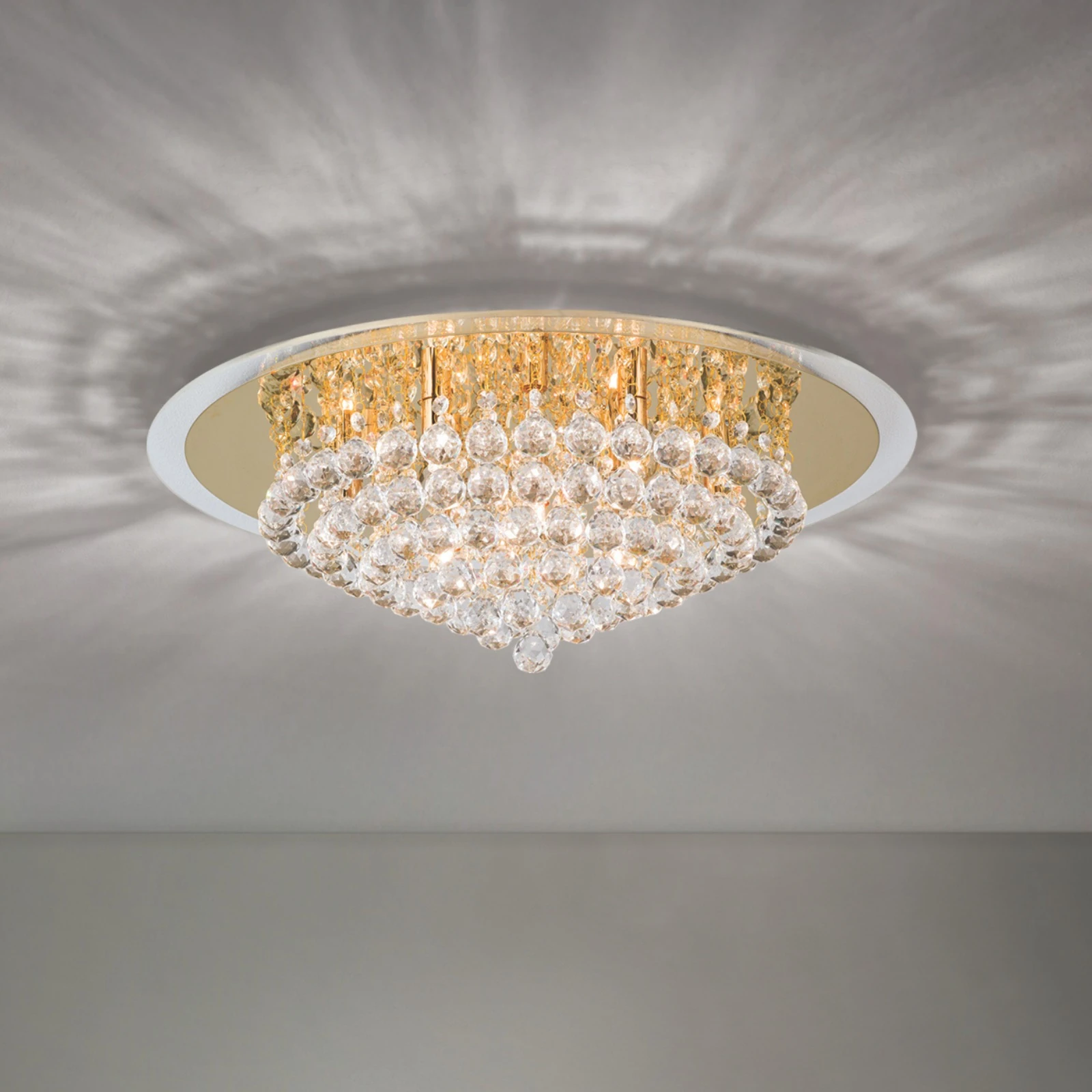 Plafonski luster GLORIA, zlatni, Ø 62 cm - 1