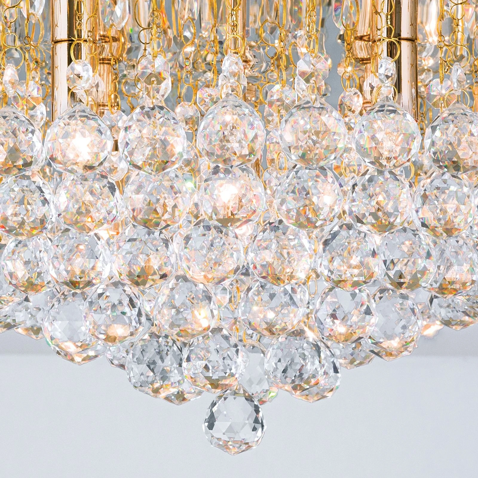 Plafonski luster GLORIA, zlatni, Ø 62 cm - 8