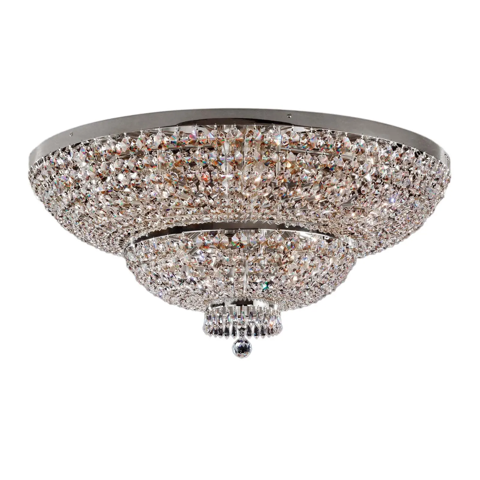 Plafonski luster SHERATON, hromirani, Ø 90 cm - 3