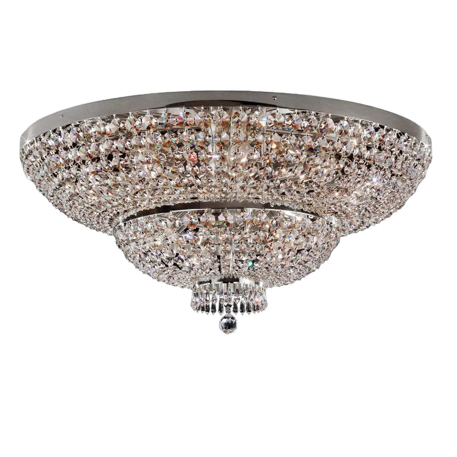 Plafonski luster SHERATON, hromirani, Ø 120 cm - 3