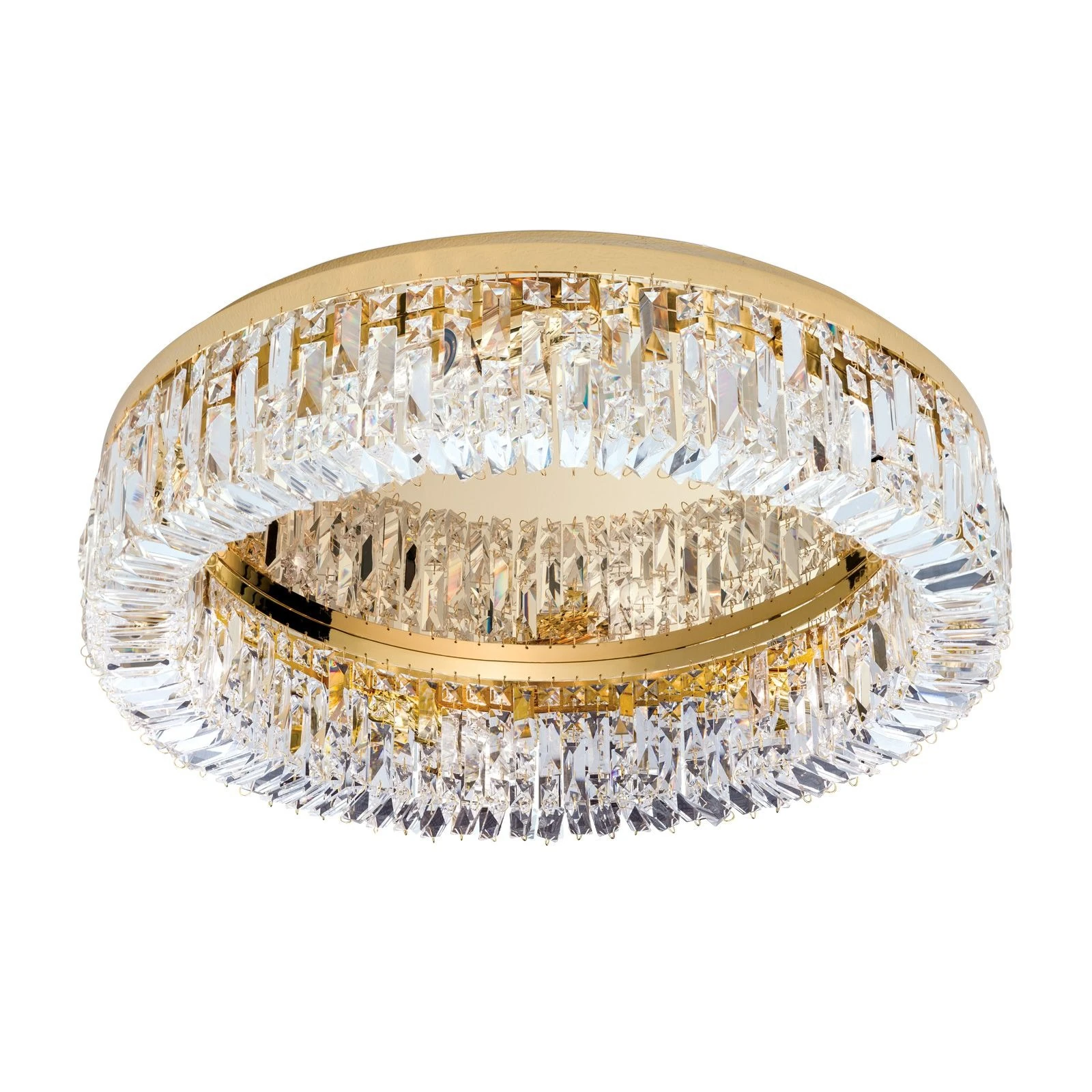 Plafonska lampa RING, 6 izvora svetla, 60 cm, 24-karatno pozlaćena - 4