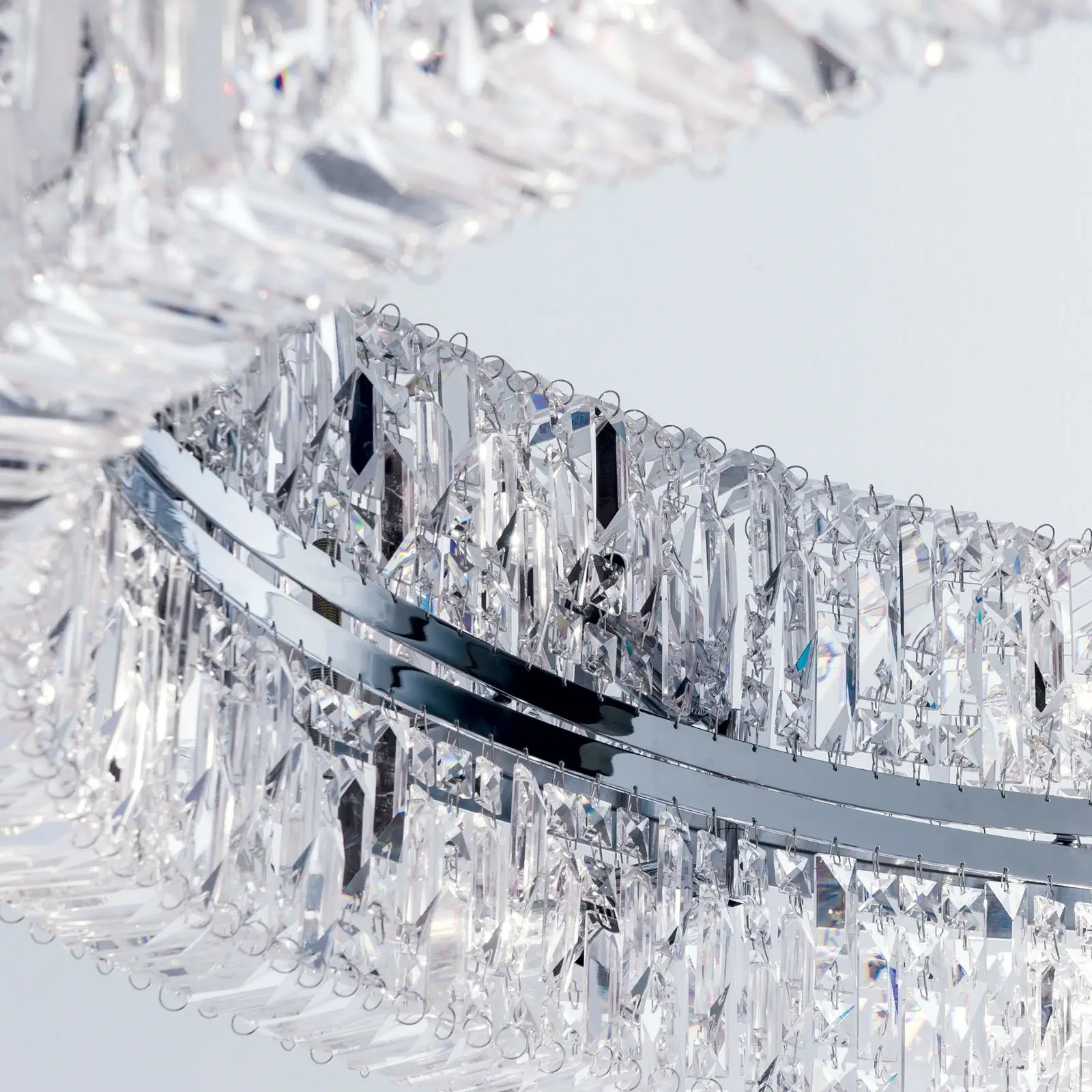 Luster RING, 12 izvora svetla, hrom - 5