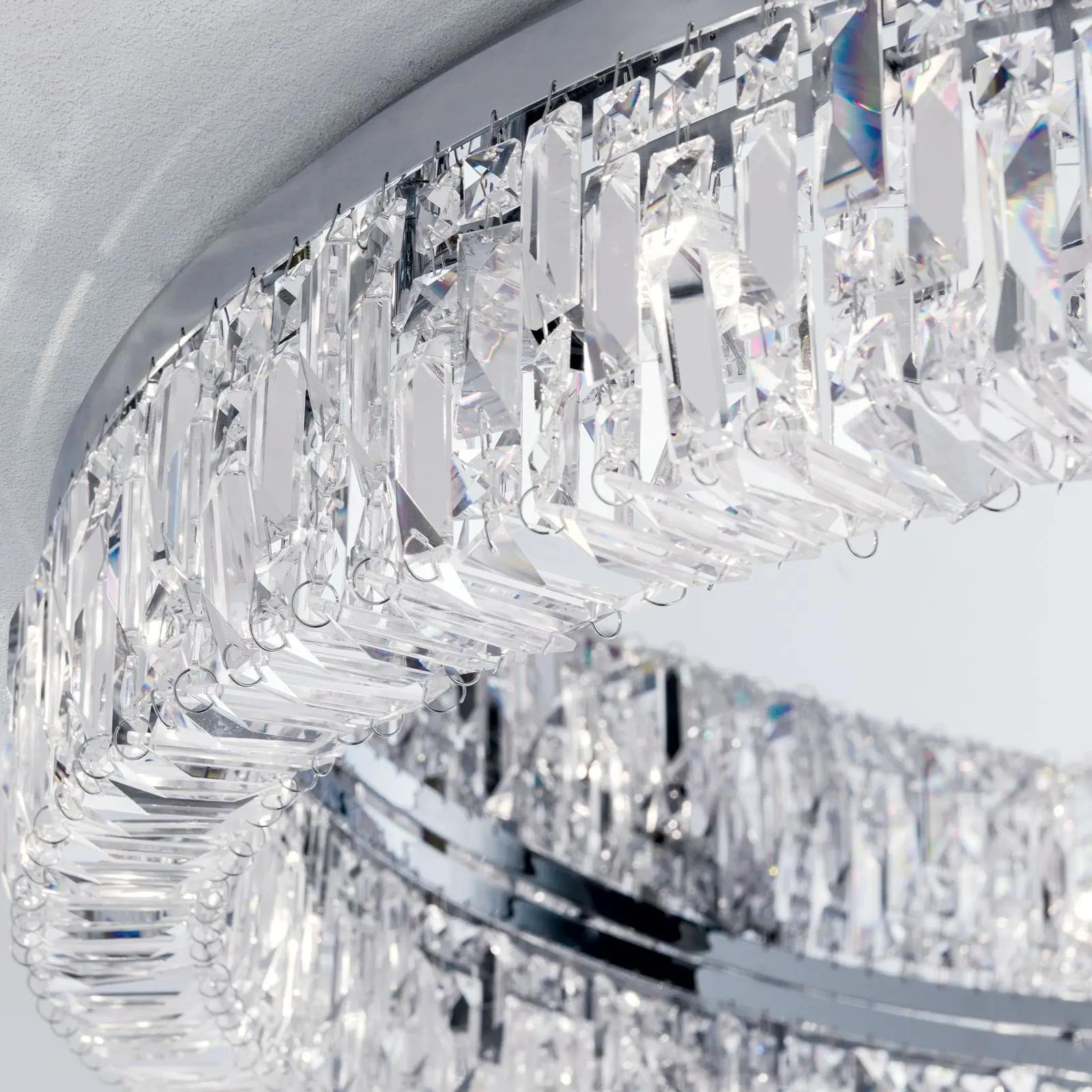 Luster RING, 12 izvora svetla, hrom - 6