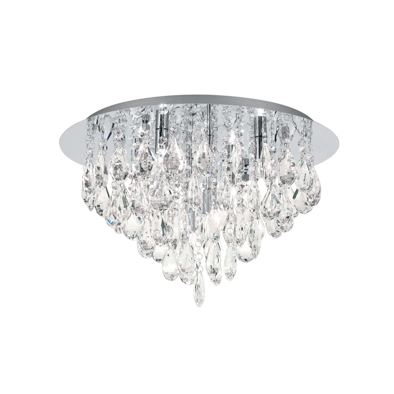 Kristalna plafonska lampa CELESTE, hrom, 45 cm - 5